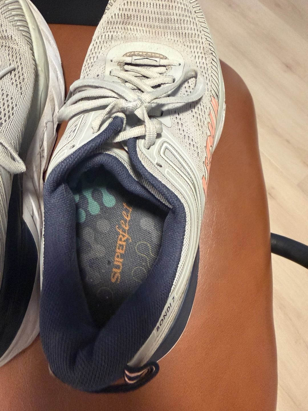 Hoka One One Bondi 7 Women's Size 10.5 Running Shoes Lunar Rock ..., 10