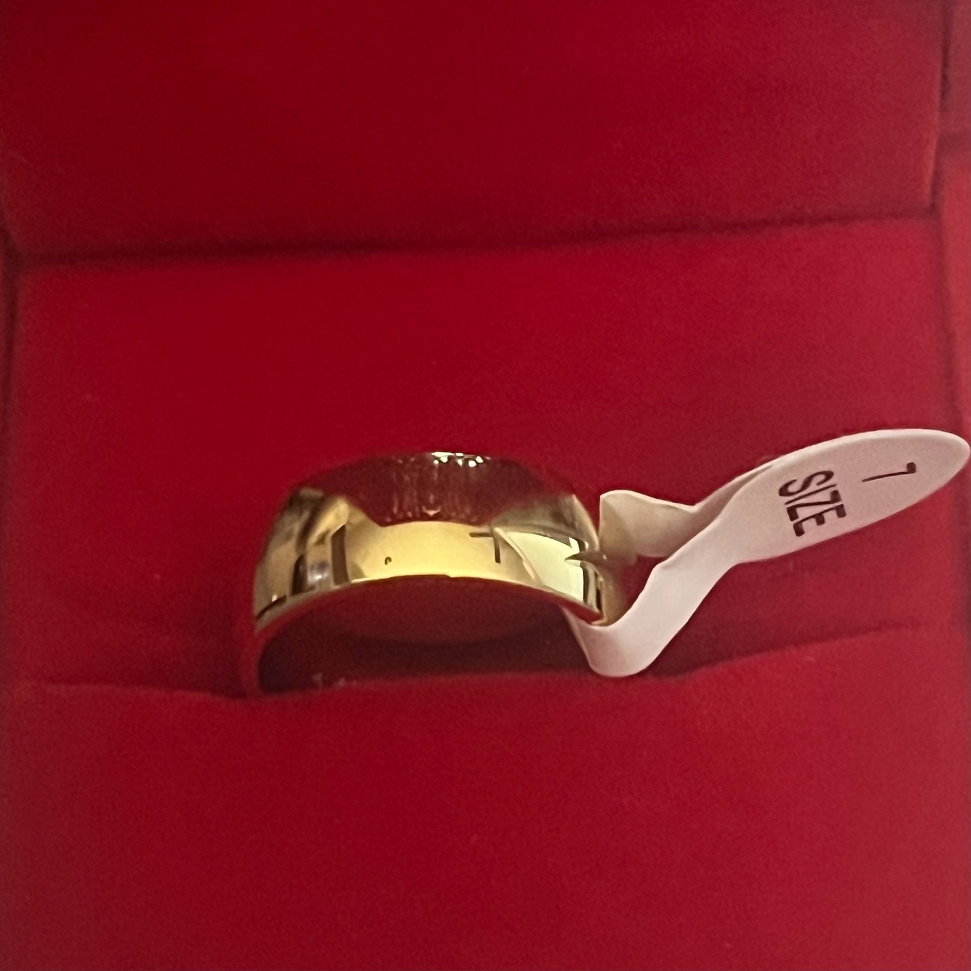 14K GF 4mm Band Dome Polished Finish Size 7 2