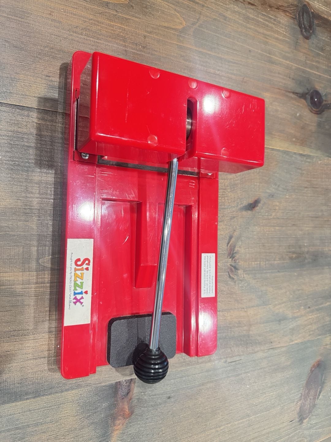 Sizzix Original Die Cutting Machine Red Craft Tool 1