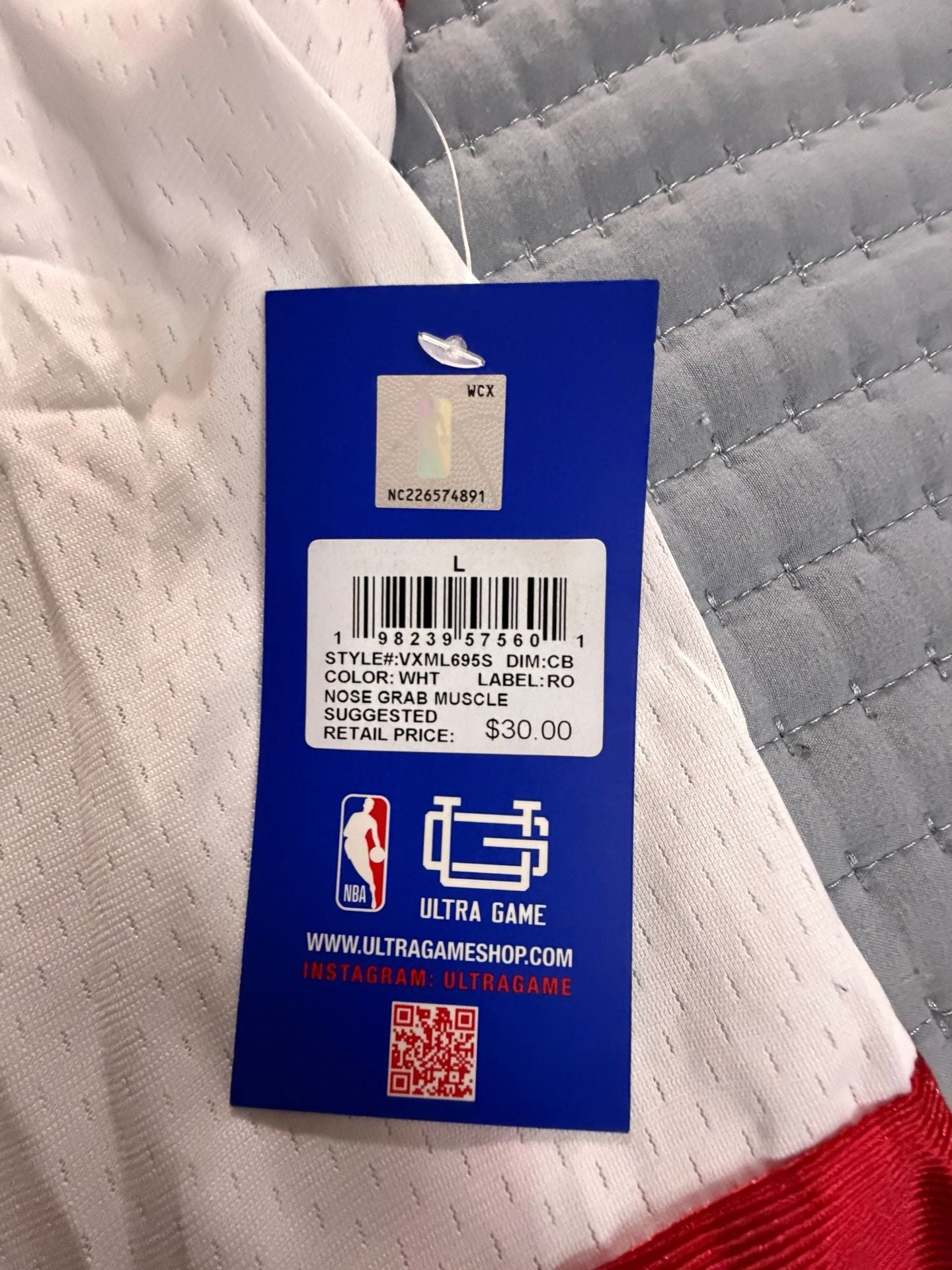 Chicago Bulls NBA Basketball Jersey White Red 8