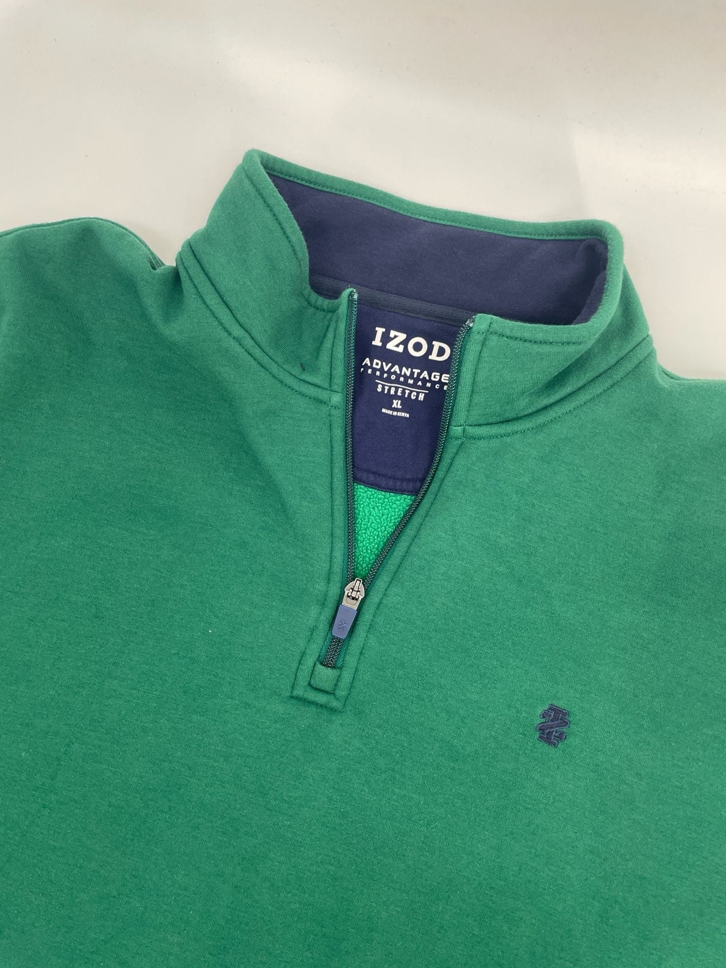 IZOD Advantage Performance Stretch 1/4 Zip Pullover XL 2