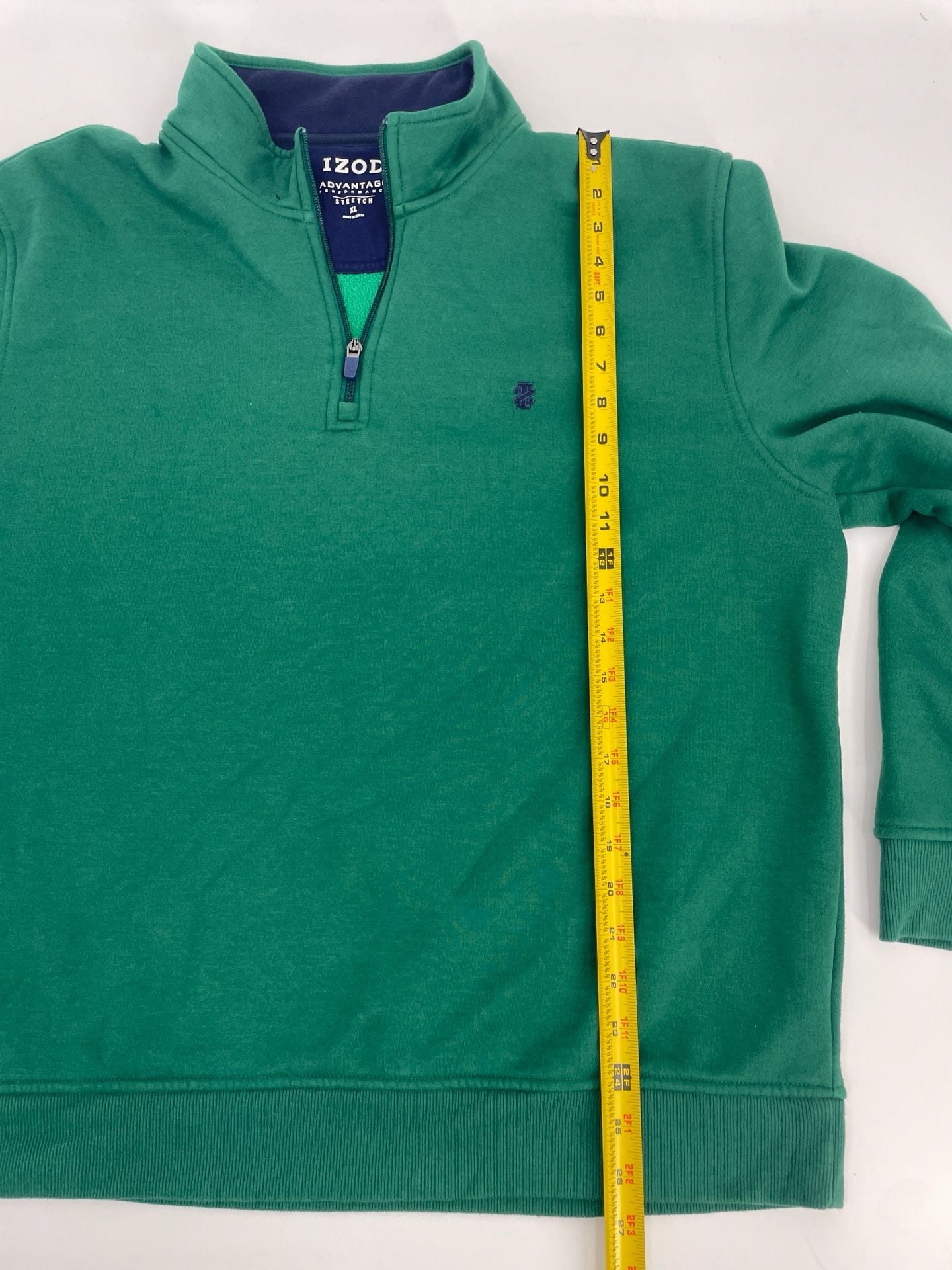 IZOD Advantage Performance Stretch 1/4 Zip Pullover XL 7