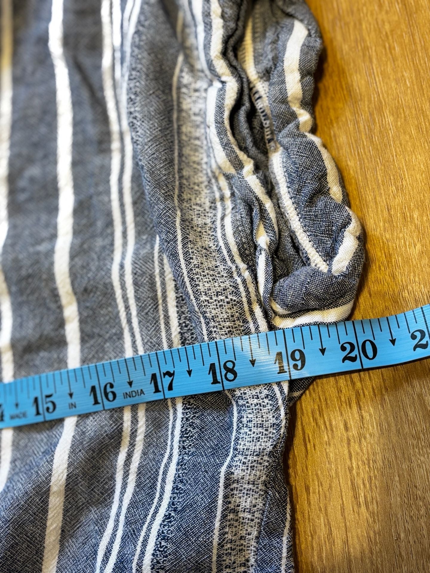 Cloth & Stone Striped Button Down Shirt Size XS Blue White 6