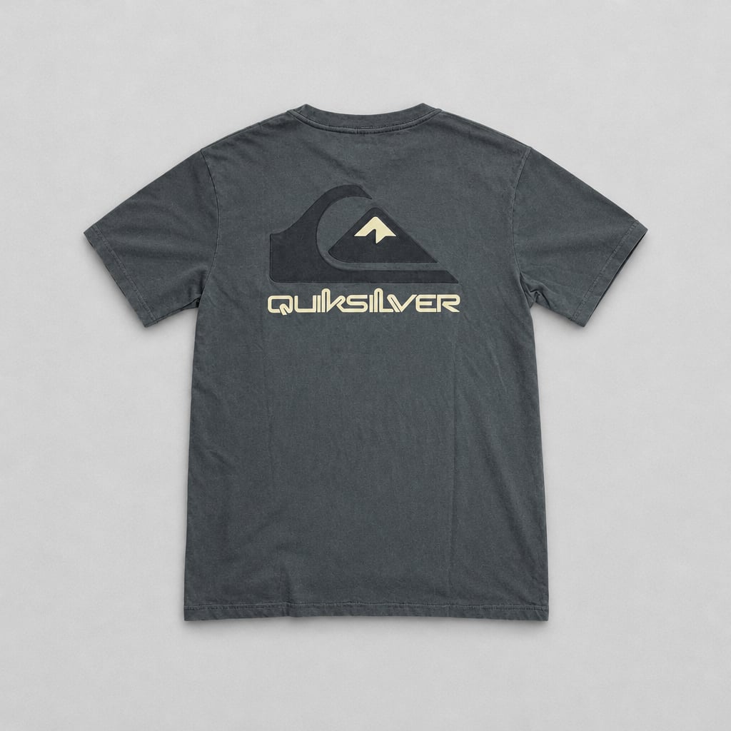 Quiksilver T-Shirt Size XL Orion Blue Graphic Tee New 4