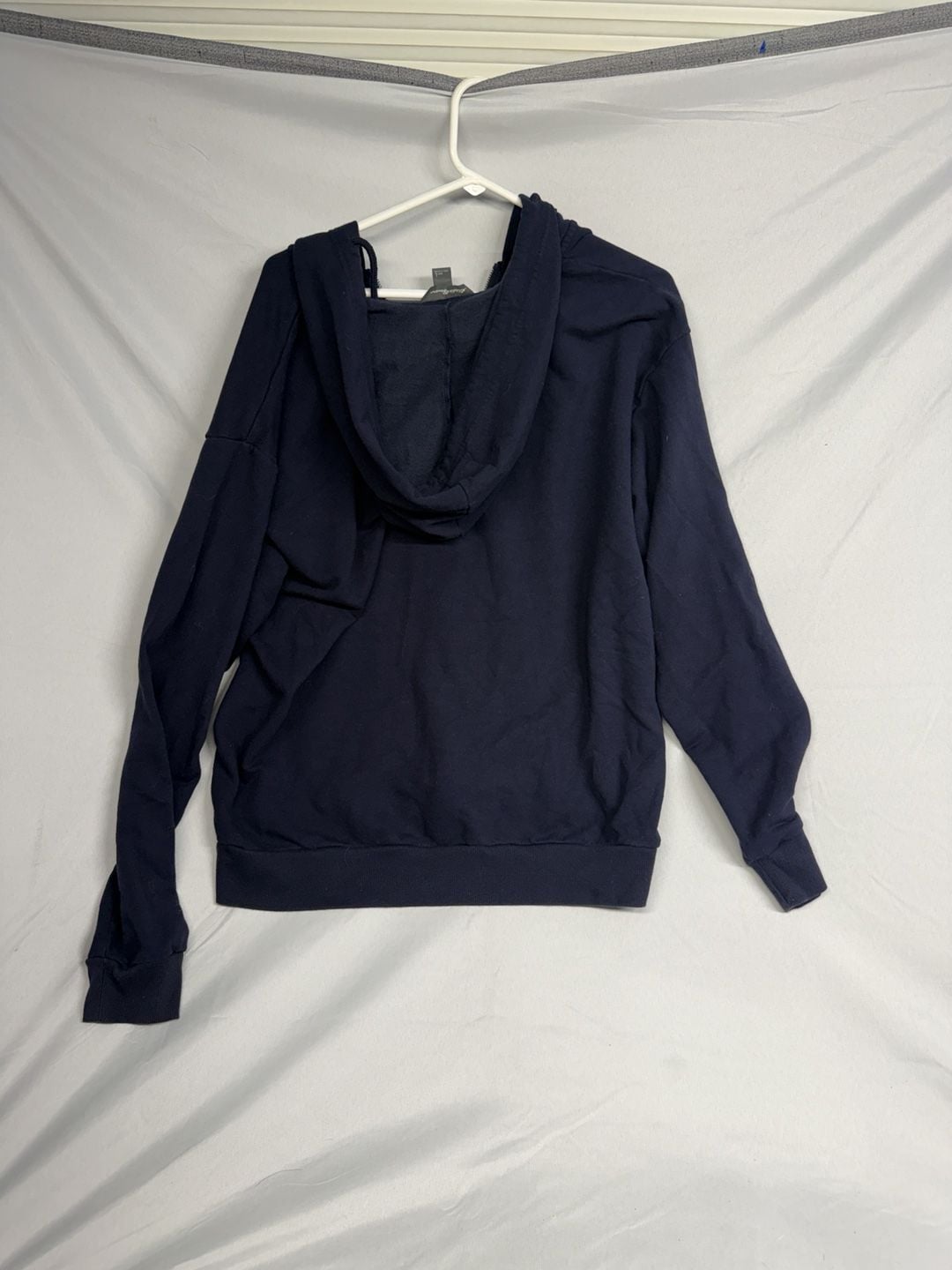 Eddie Bauer Full Zip Hoodie Sweatshirt Men's L Navy Blue 5