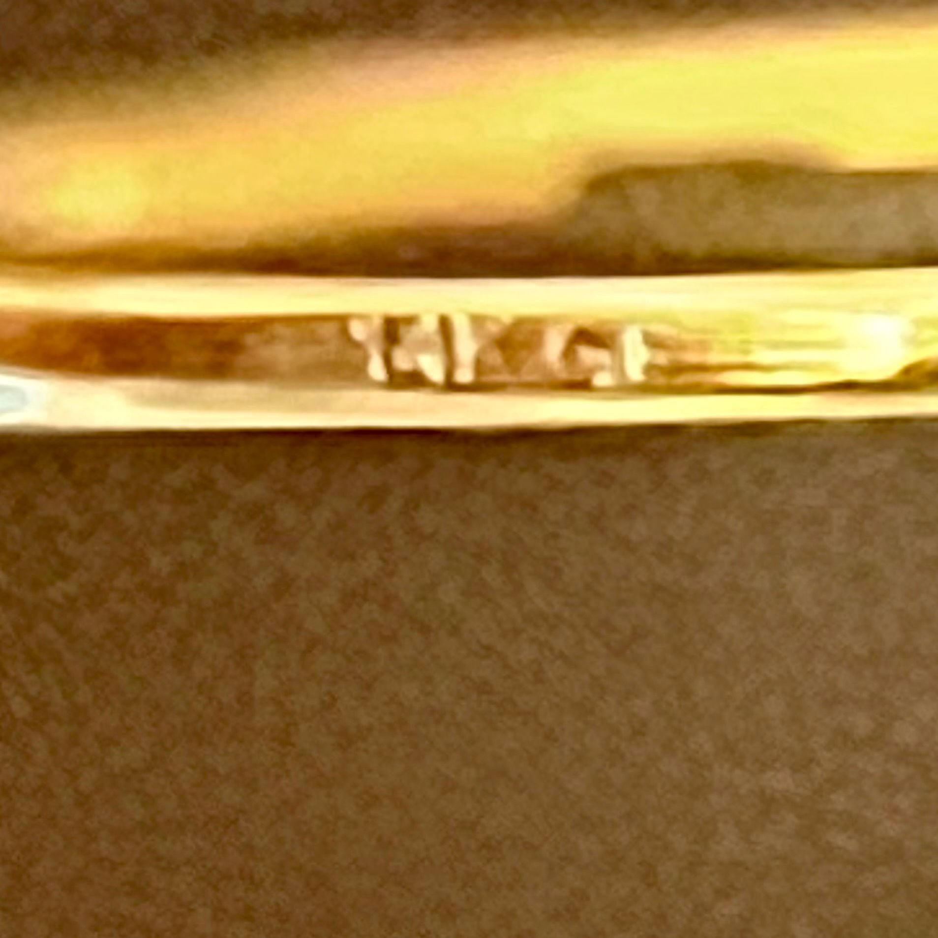 14K Gold Filled Minimalist 1mm Band Ring Size 7 3
