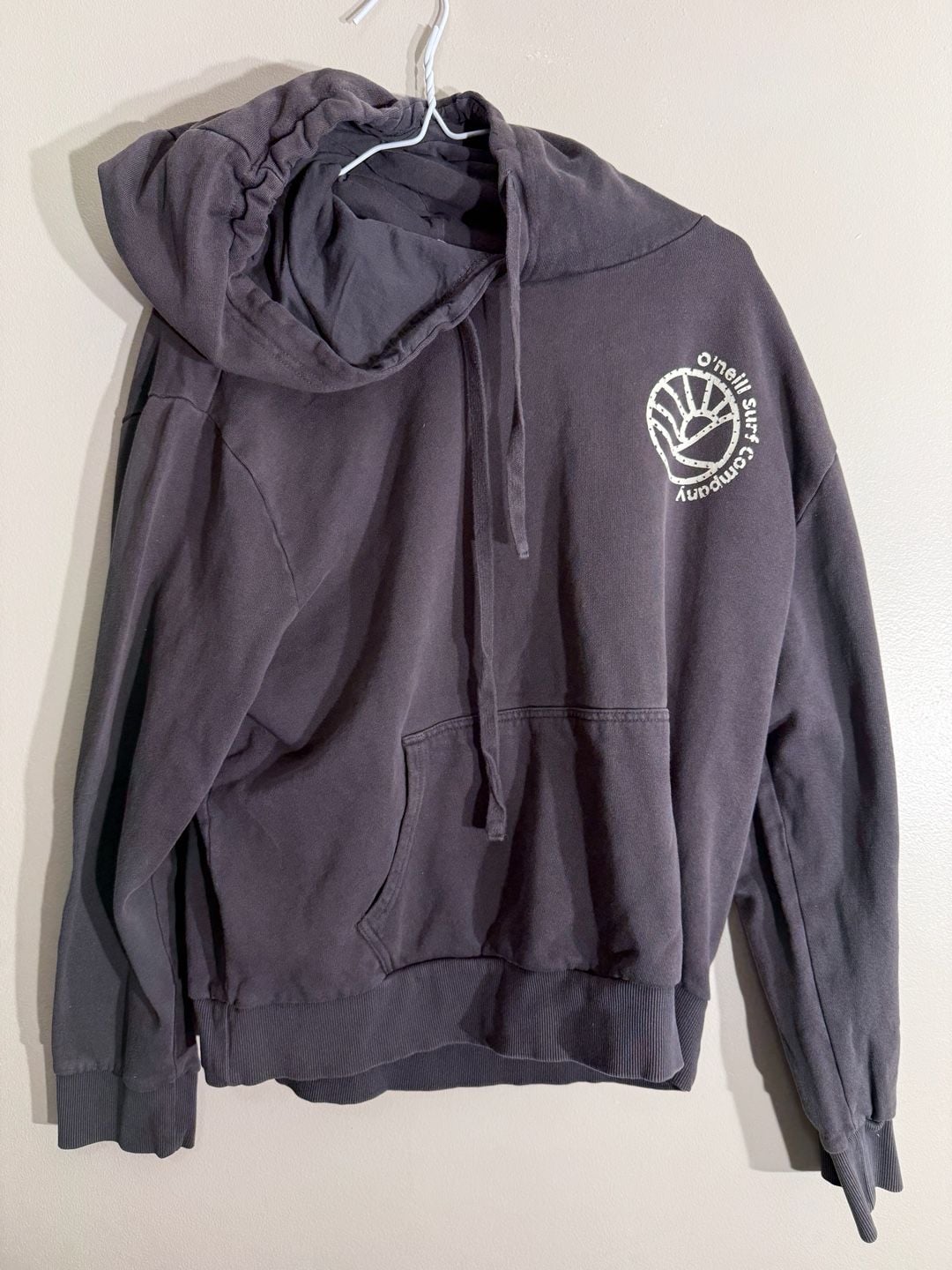 O'Neill Hoodie Size XL Gray Graphic Surf Co. 2