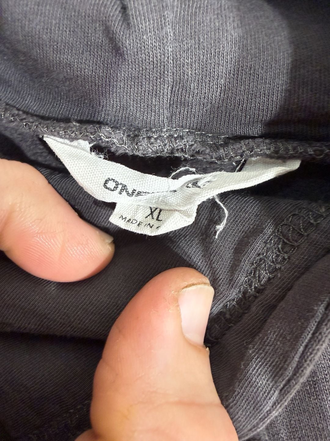 O'Neill Hoodie Size XL Gray Graphic Surf Co. 3