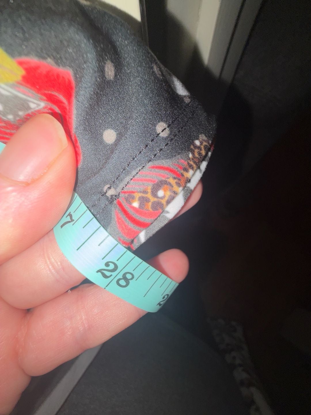 LuLaRoe Leggings TC Size Skull Rose Polka Dot Black Red 7