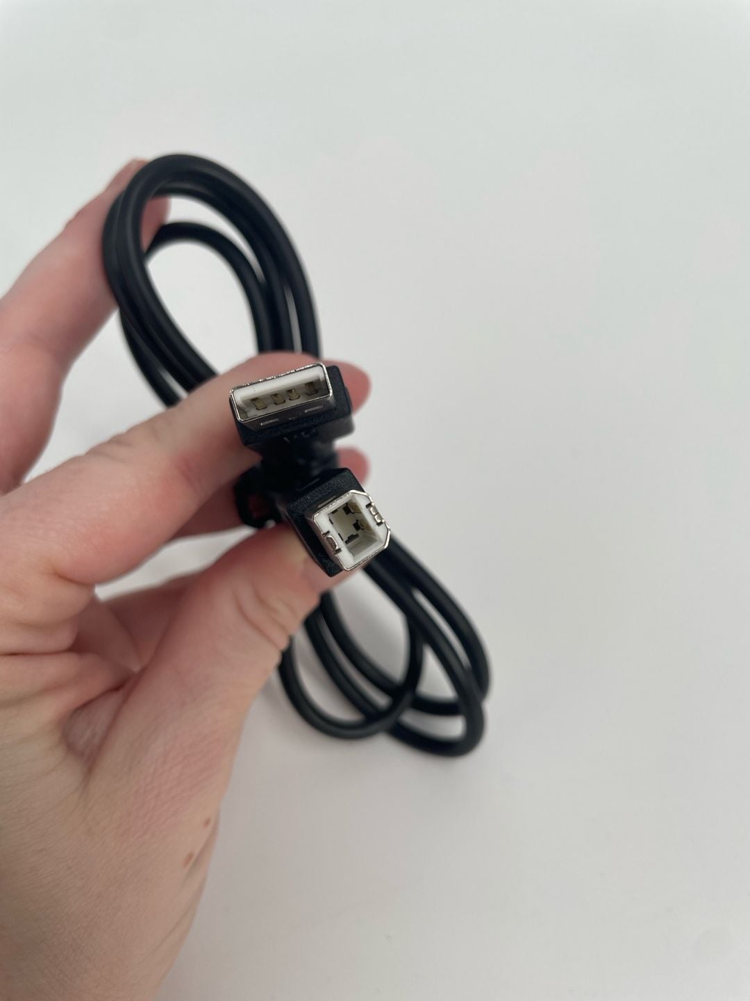 USB-A to USB-B Printer Cable Black 1
