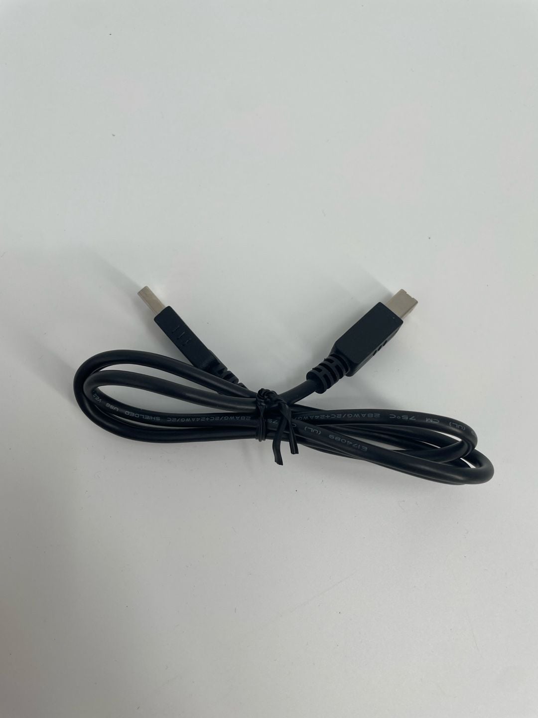 USB-A to USB-B Printer Cable Black 2