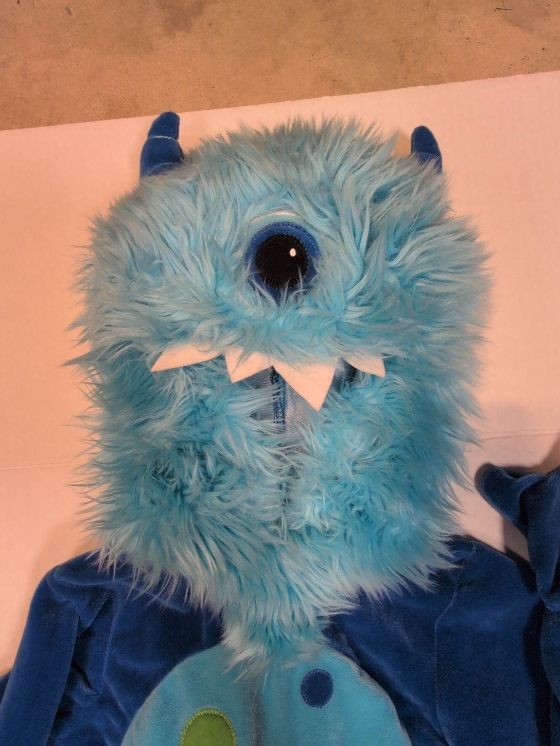 Disguise Blue Monster Costume Jumpsuit Infant 9m 3