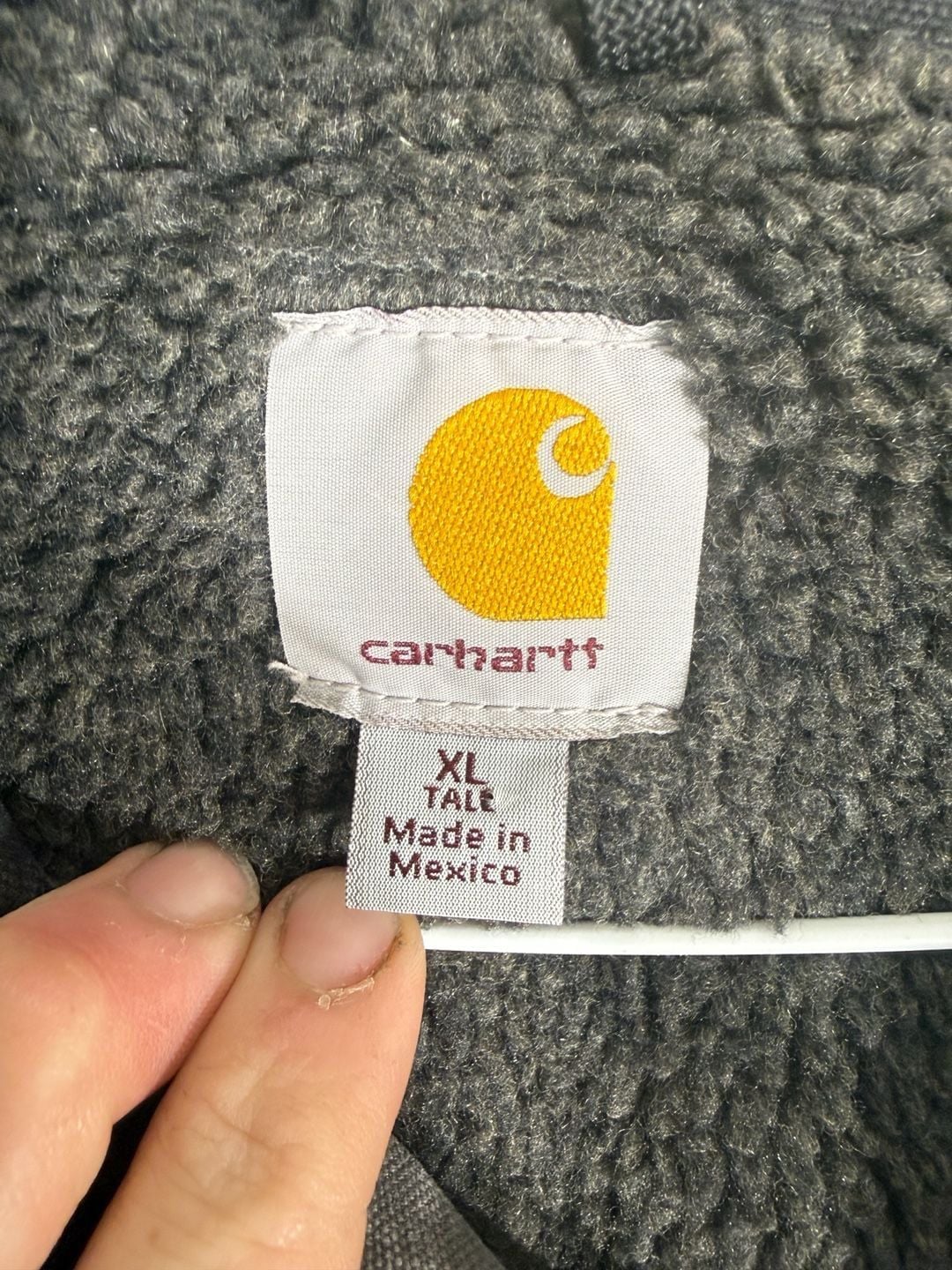 Carhartt Sherpa Lined Jacket Charcoal Gray 3