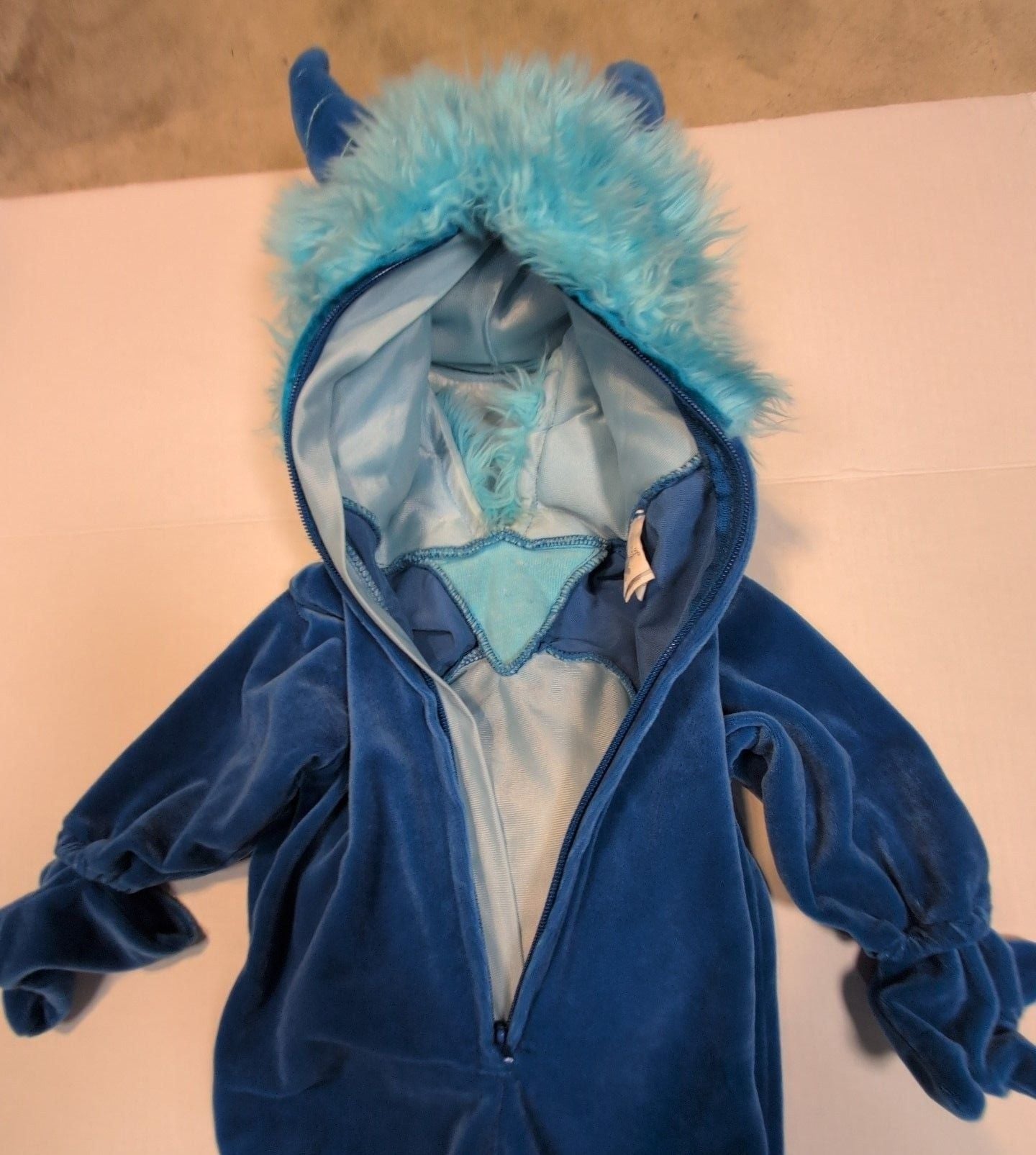 Disguise Blue Monster Costume Jumpsuit Infant 9m 7