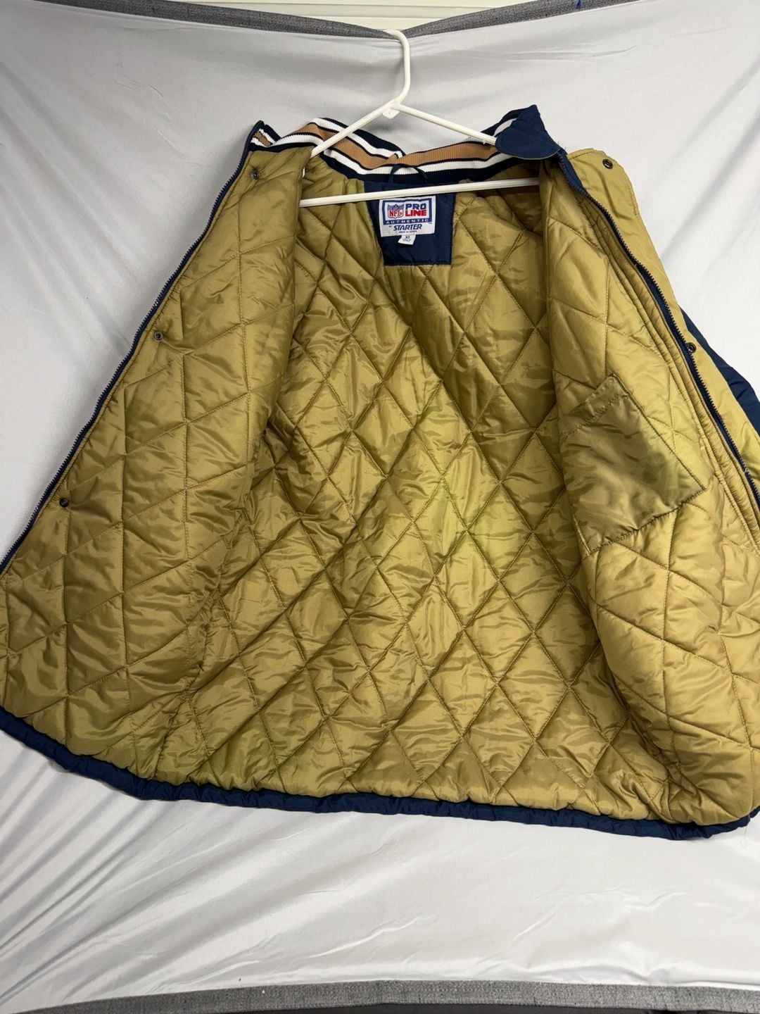 Vintage Starter NFL St Louis Rams Pro Line Heavyweight Winter Jacket Size XL 7