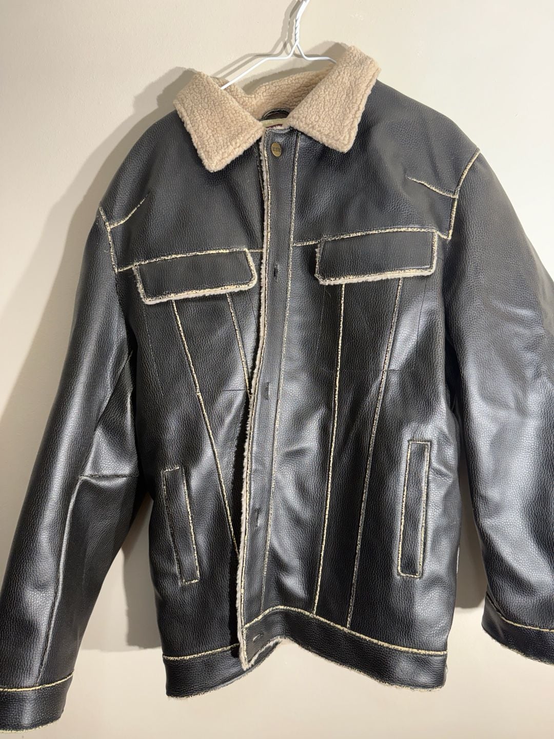 Guess Faux Shearling Lined Jacket 2