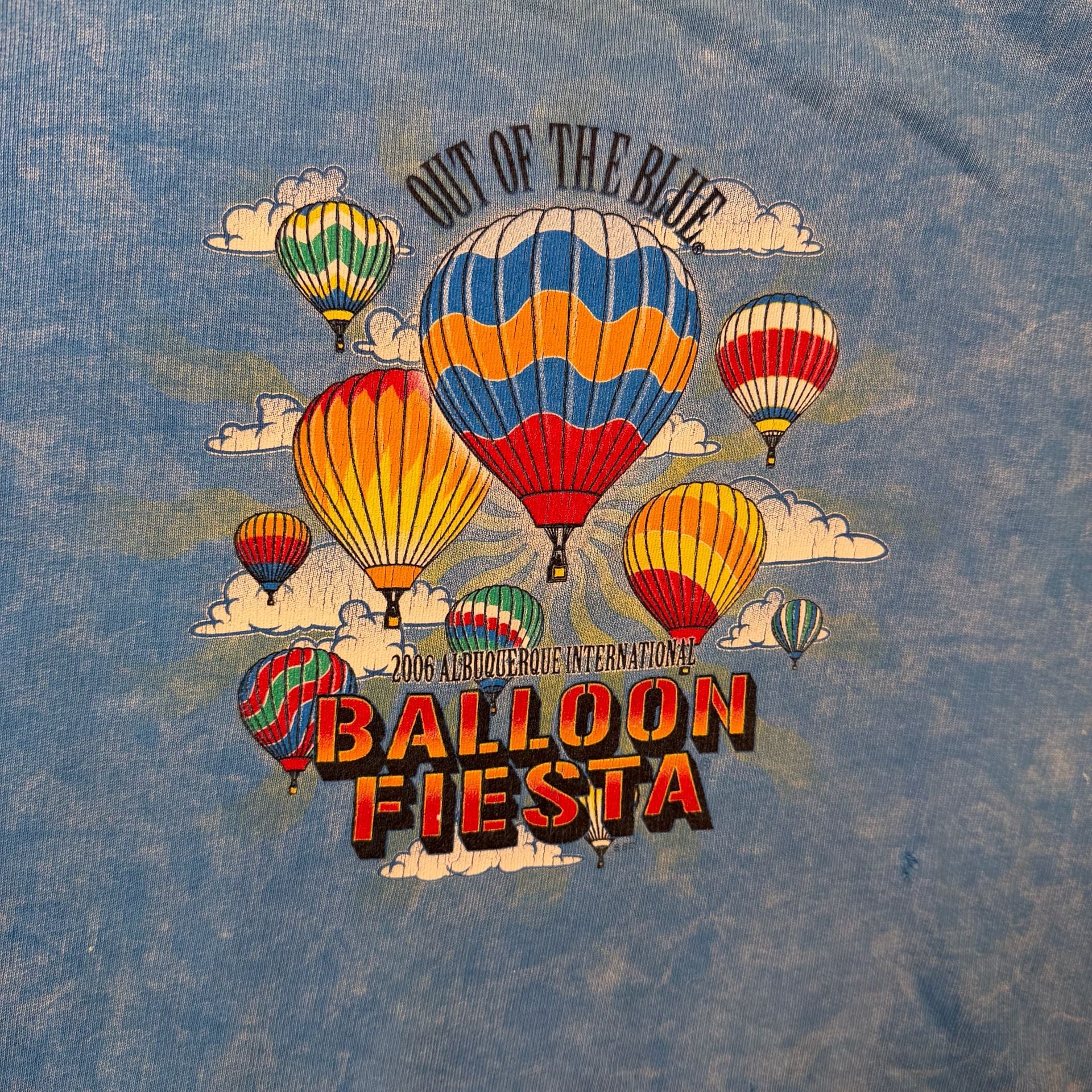 Y2K Vintage Albuquerque International Balloon Fiesta Sweatshirt Blue 3