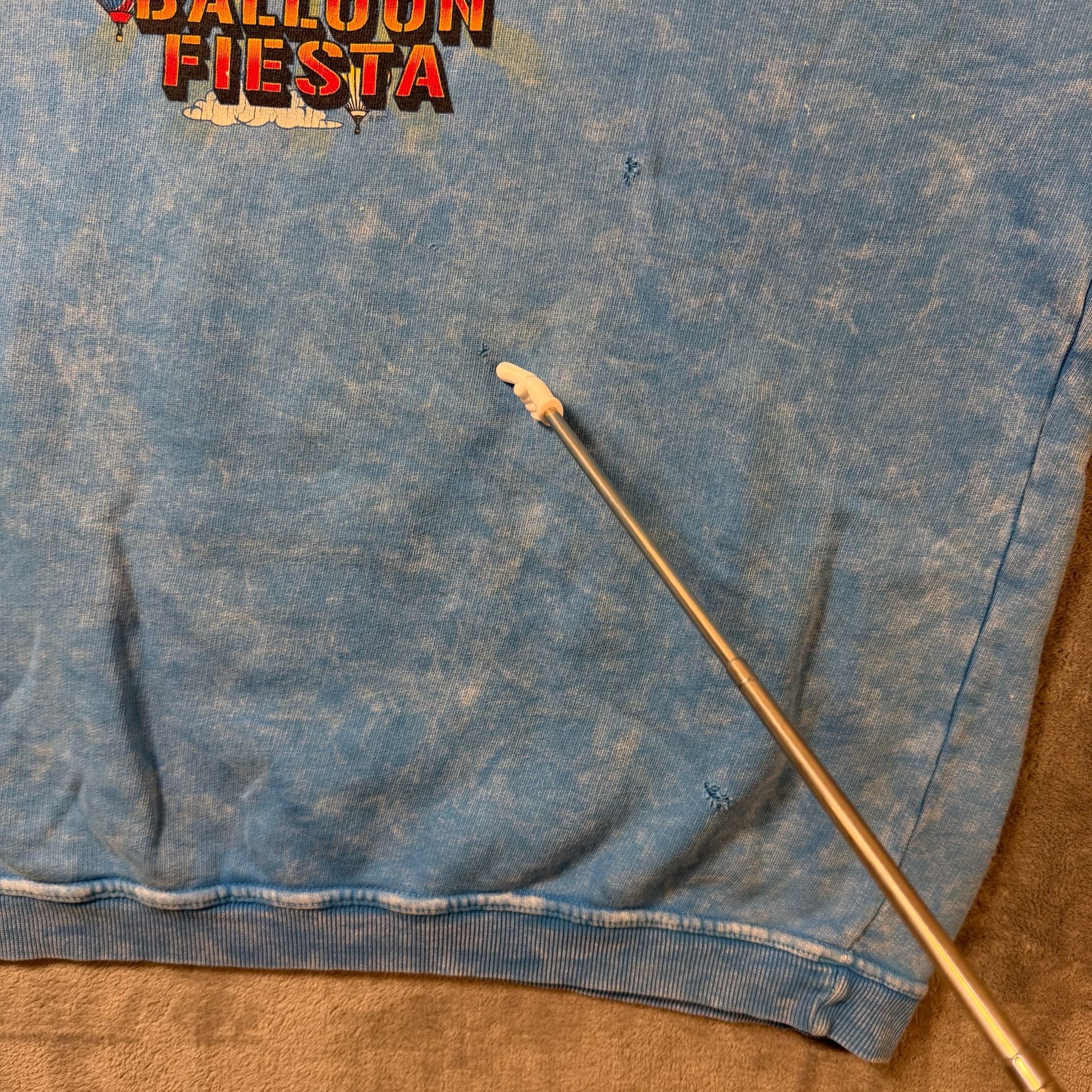 Y2K Vintage Albuquerque International Balloon Fiesta Sweatshirt Blue 7