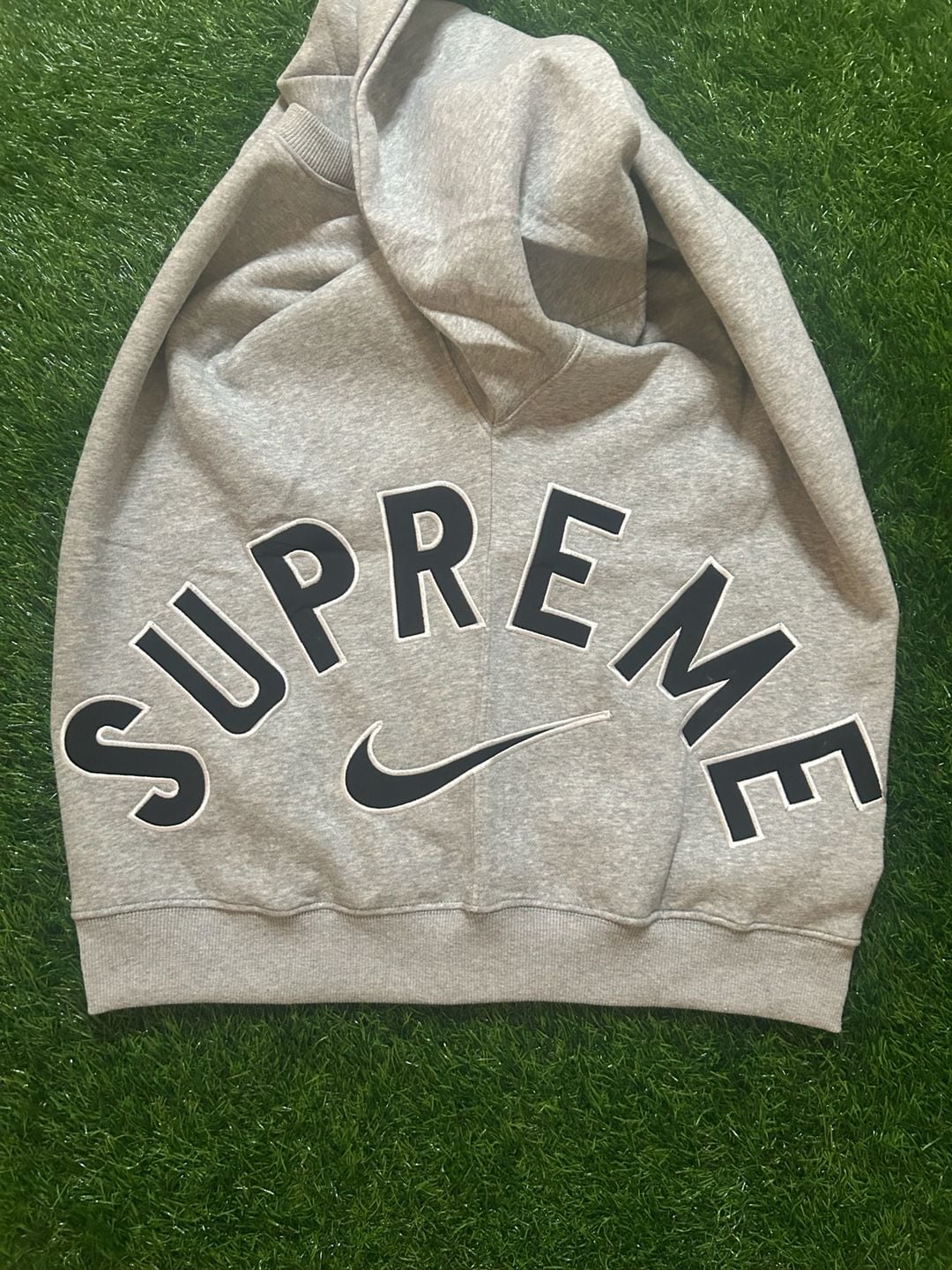 Supreme Nike Crewneck Sweatshirt Gray 6