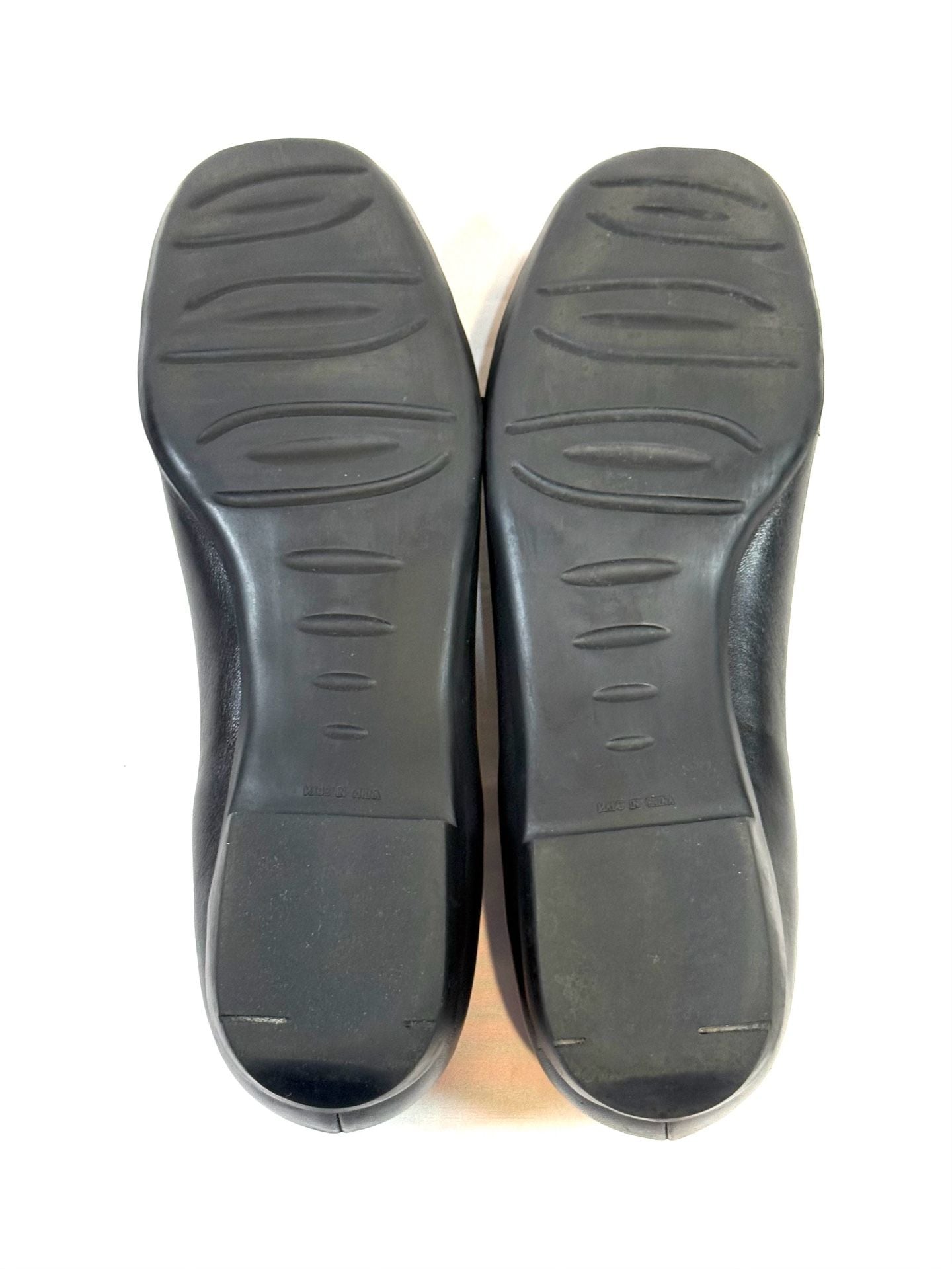 Maripé Women's Loafers Size 11 M Old Money Preppy Y2K Quiet Luxury Dark Academia Black Leather Silver Buckle Contrast Stitch Square Toe Slip On 4