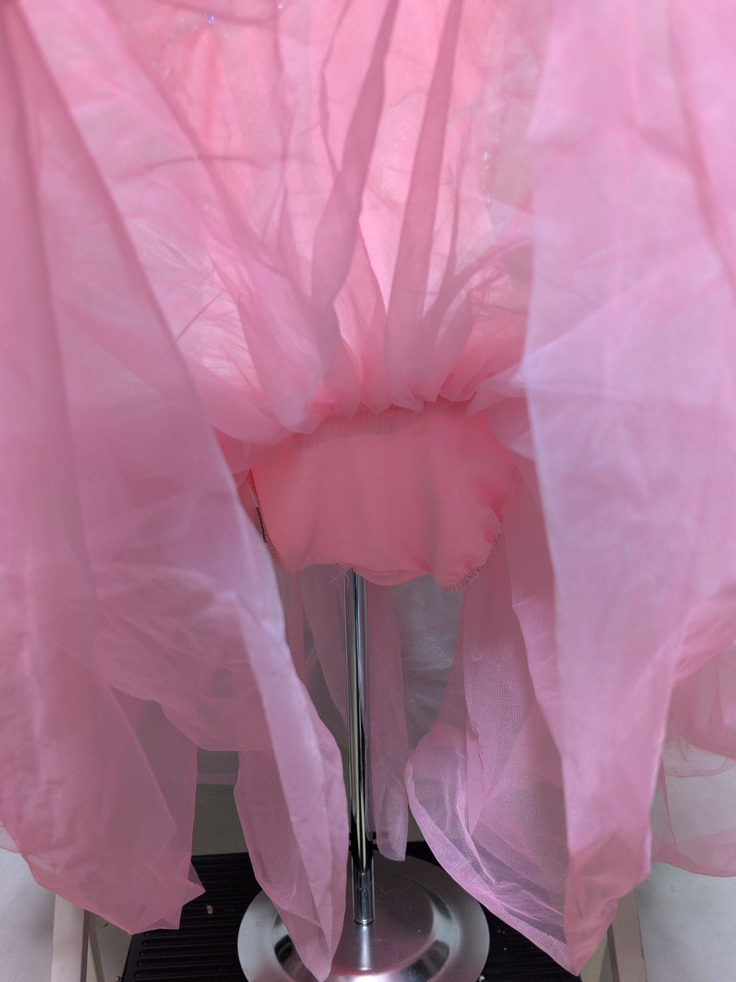 Curtain Call Dance Costume Dress Pink Sequins Tulle 4