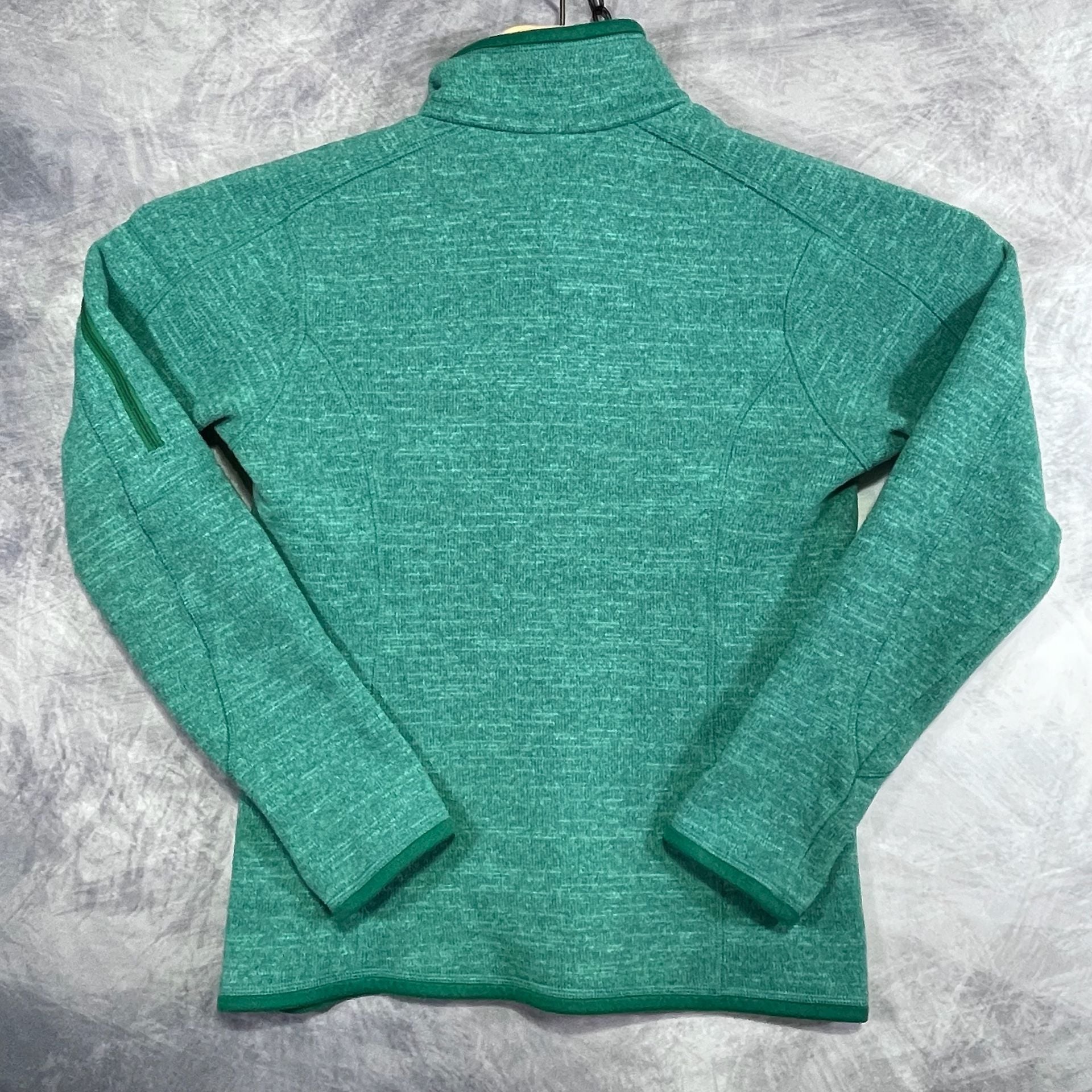 Patagonia Lightweight Better Sweater 1/4 Zip Size S Green Fleece Pullover 6