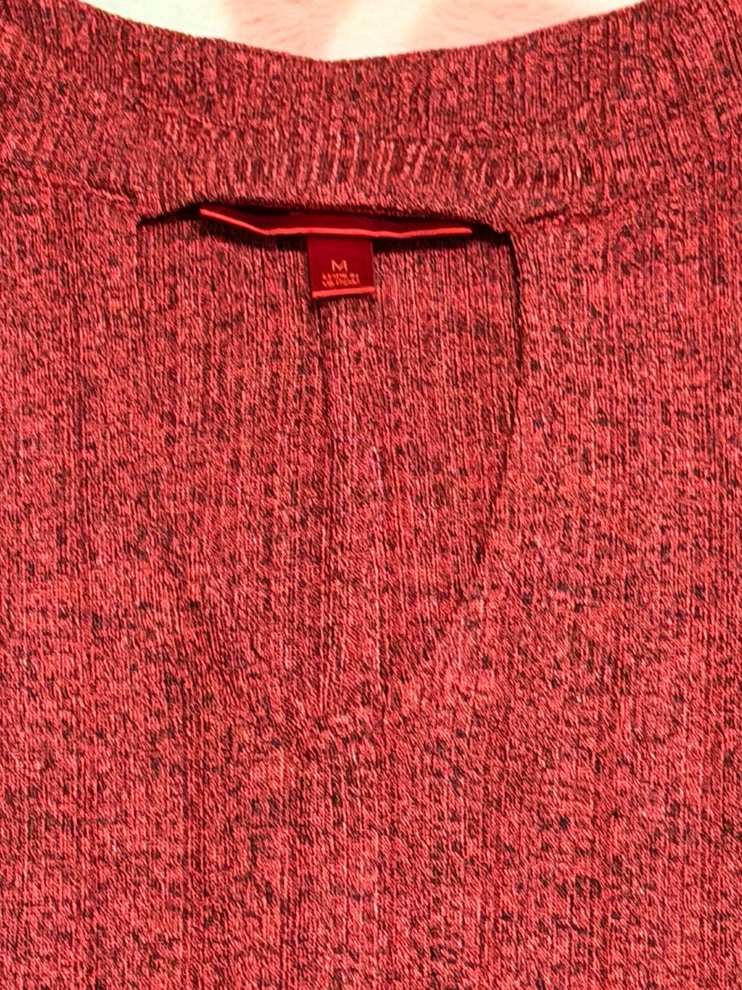 Jennifer Lopez Keyhole Tank Top Size M Red Sleeveless Blouse 5