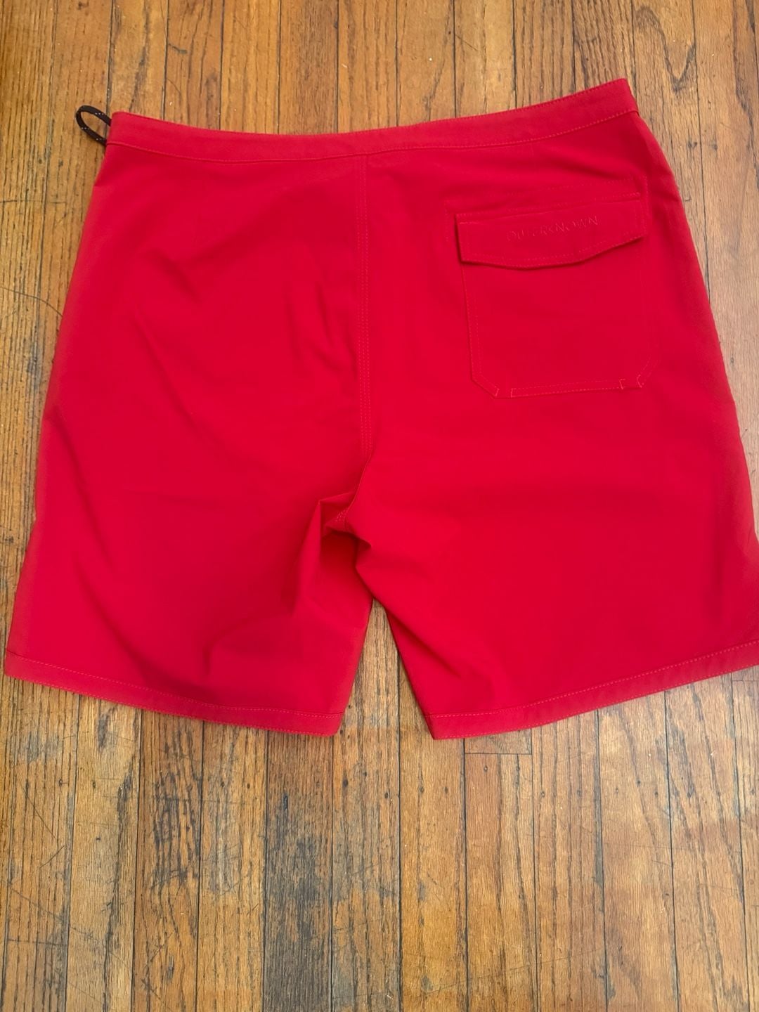 Outerknown Boardshorts Size 34 Red Recycled Polyester Spandex 4