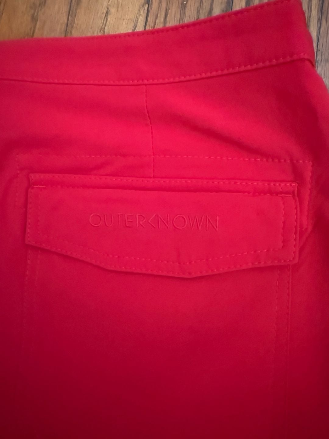 Outerknown Boardshorts Size 34 Red Recycled Polyester Spandex 5