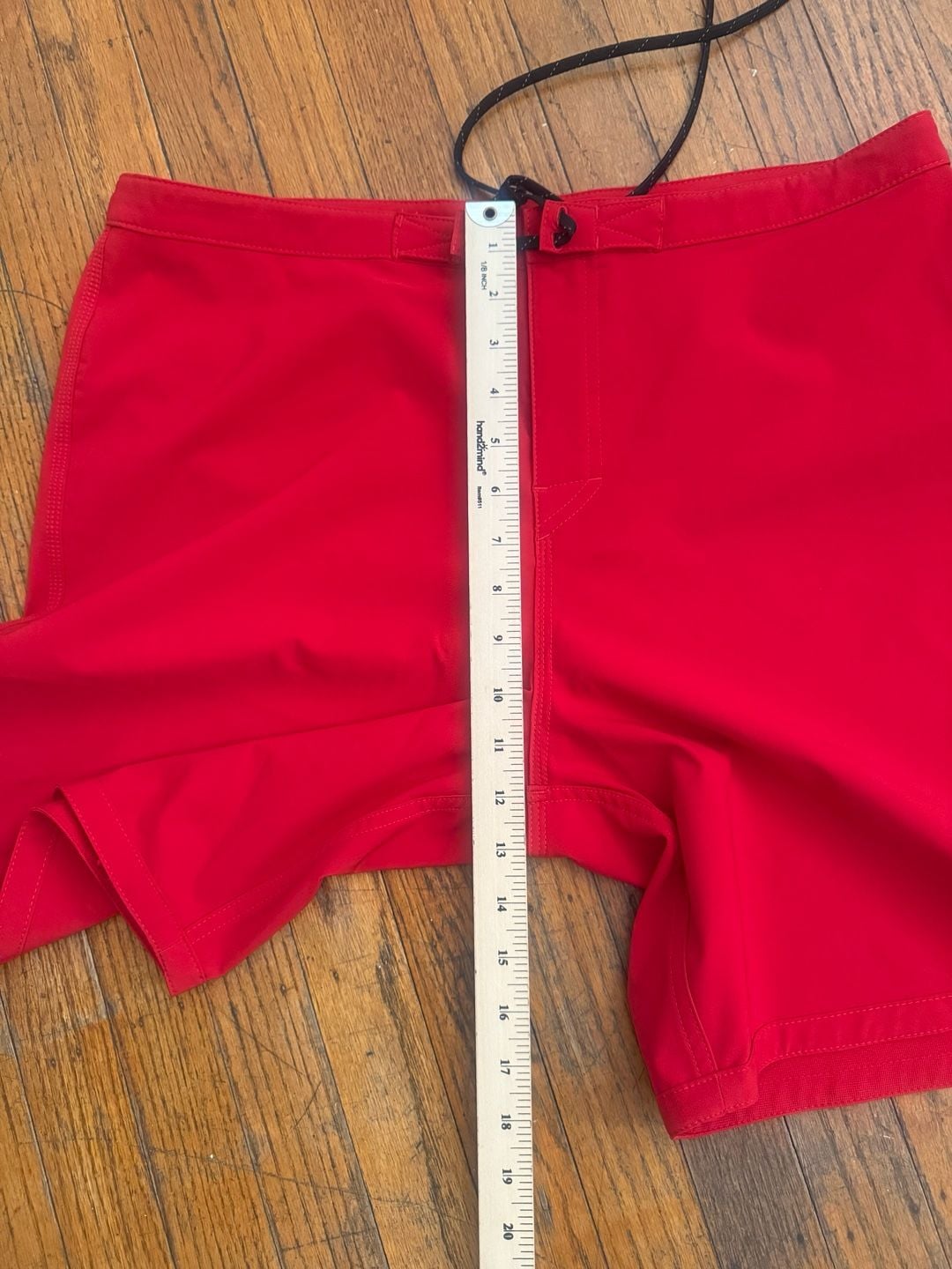 Outerknown Boardshorts Size 34 Red Recycled Polyester Spandex 7