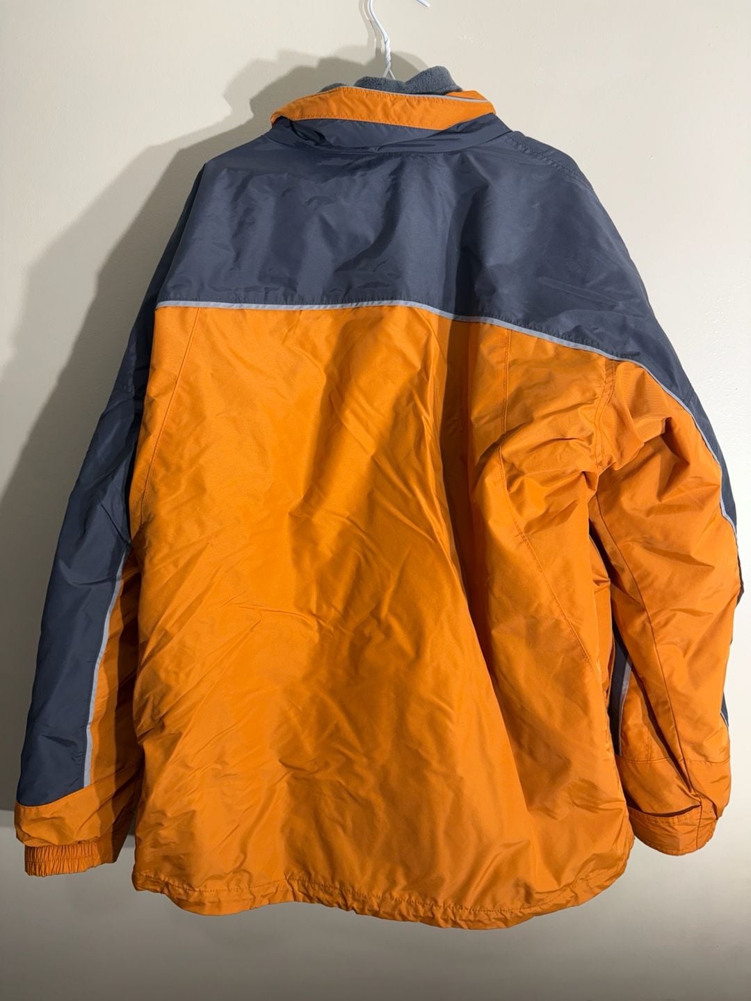 Columbia Sportswear Interchange Jacket Size 2XT Orange Grey 4