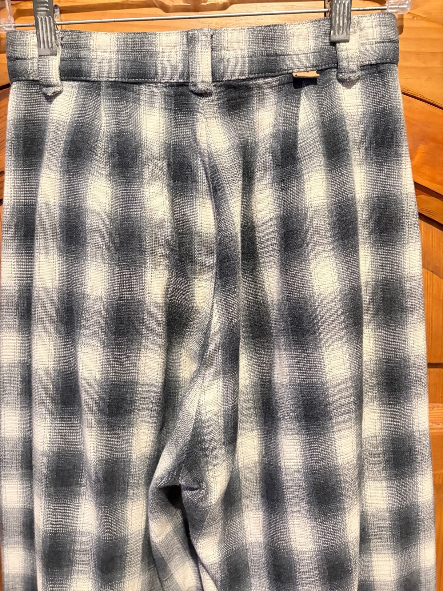 Thrills 100% Cotton Pants Size US 4 Plaid Checkered  Preppy Granolagirl 7