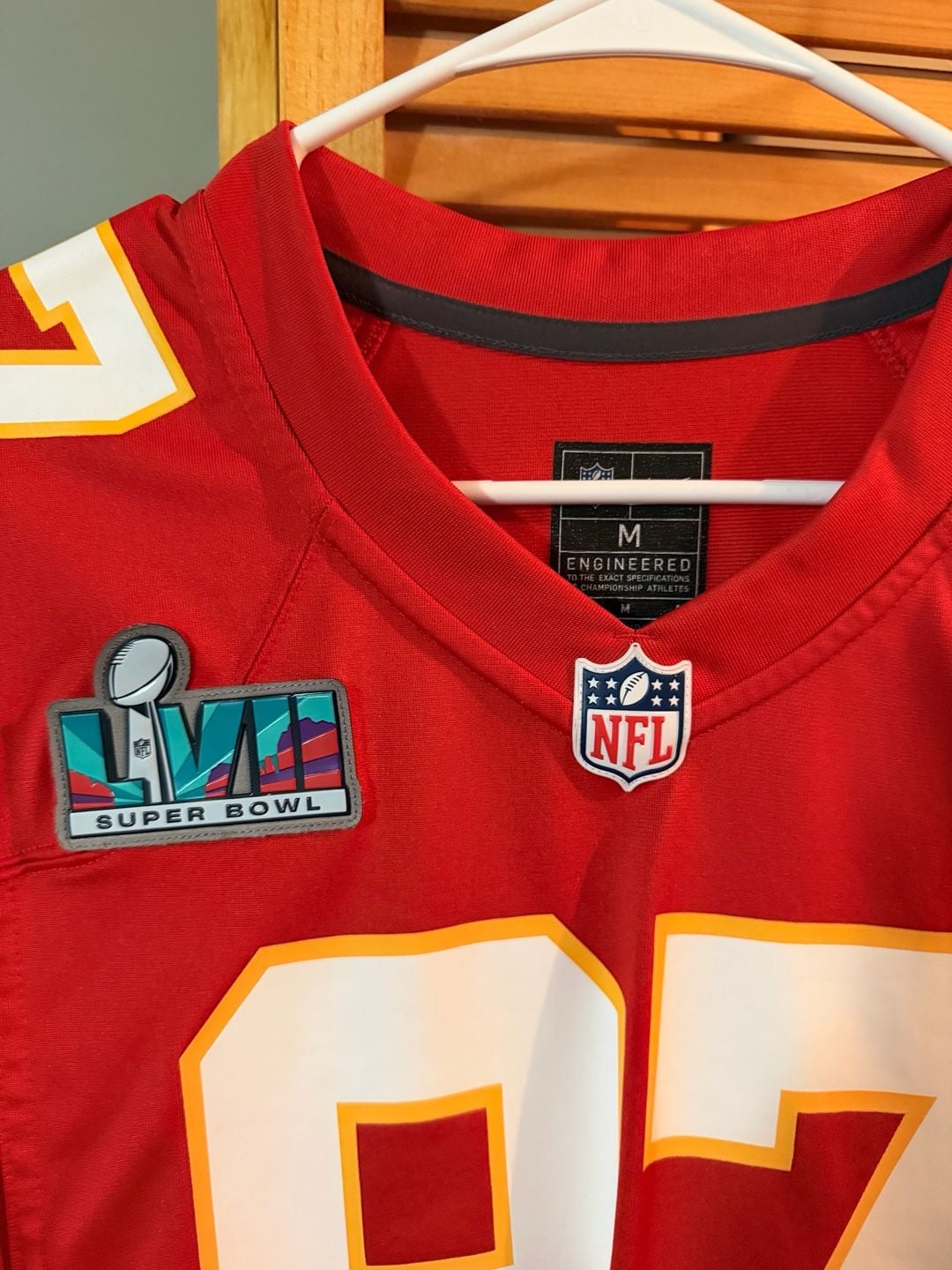 Nike Kansas City Chiefs Travis Kelce Super Bowl LVII Jersey Size M 3