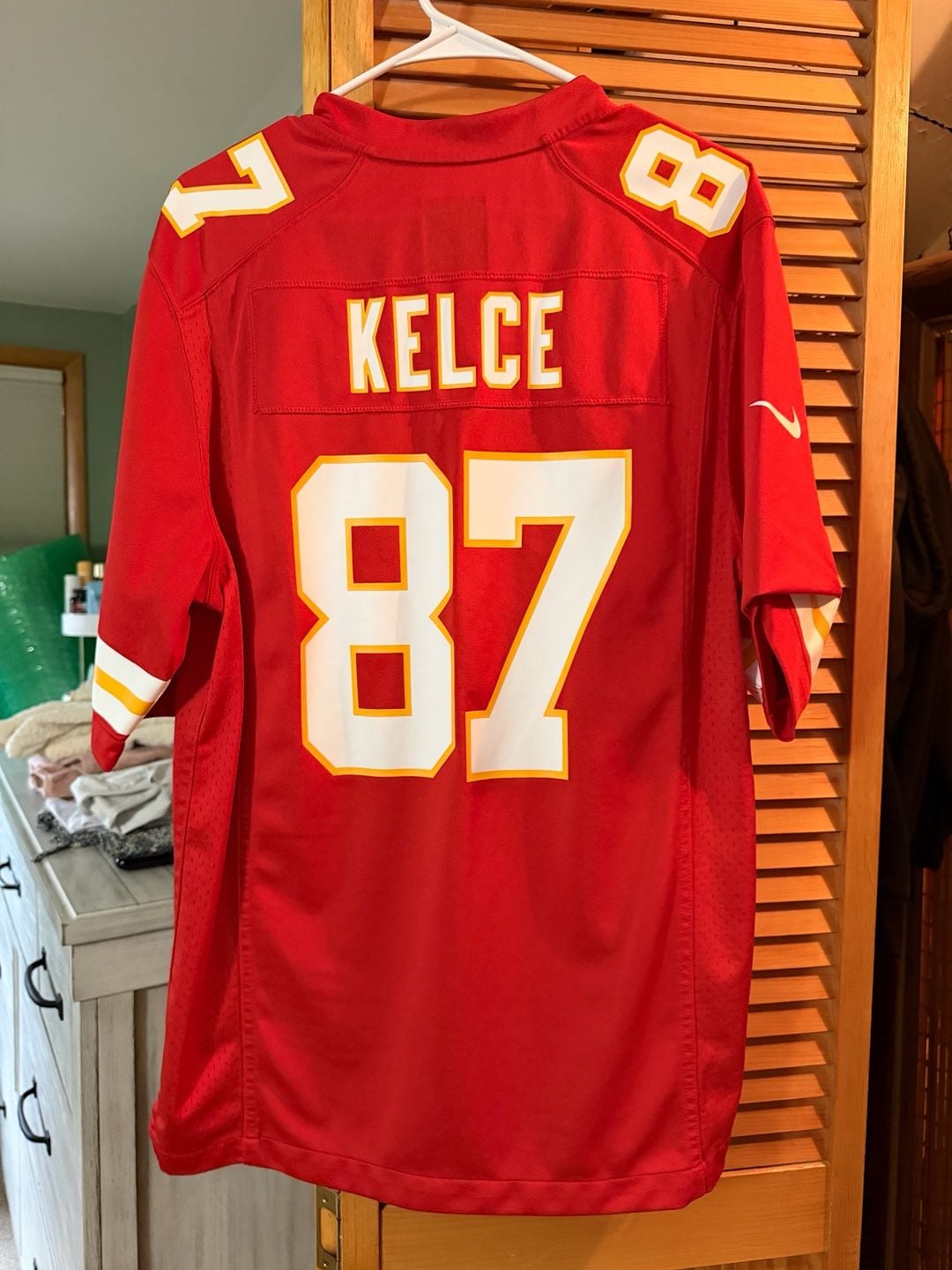 Nike Kansas City Chiefs Travis Kelce Super Bowl LVII Jersey Size M 4