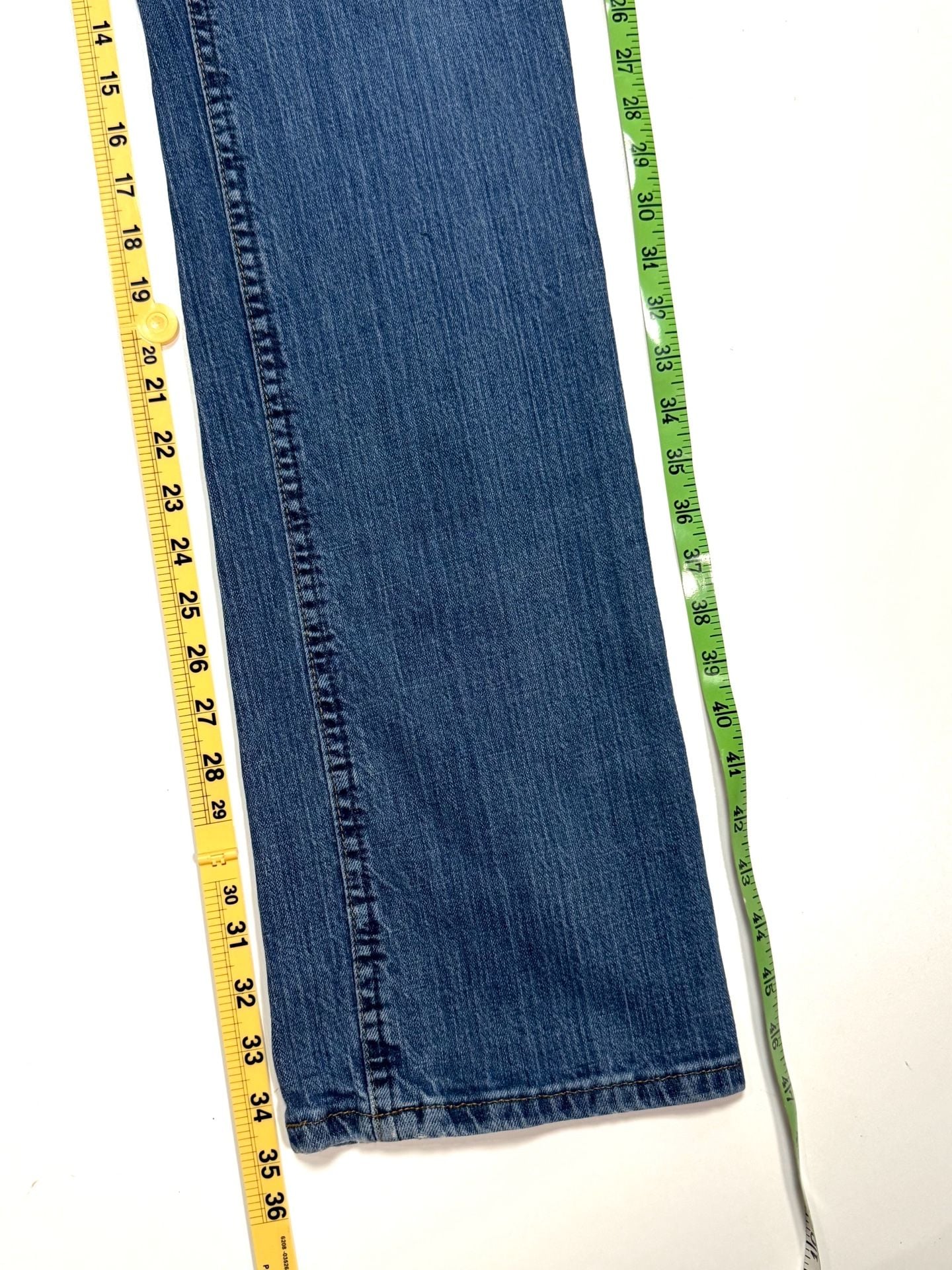 Wrangler Women's Jeans Size 11/12 x 38 Americana Heritage Western Y2K Workwear Q-Baby Ultimate Riding Bootcut Mid Rise Medium Wash Stretch Tall Long WRQ20TB 7