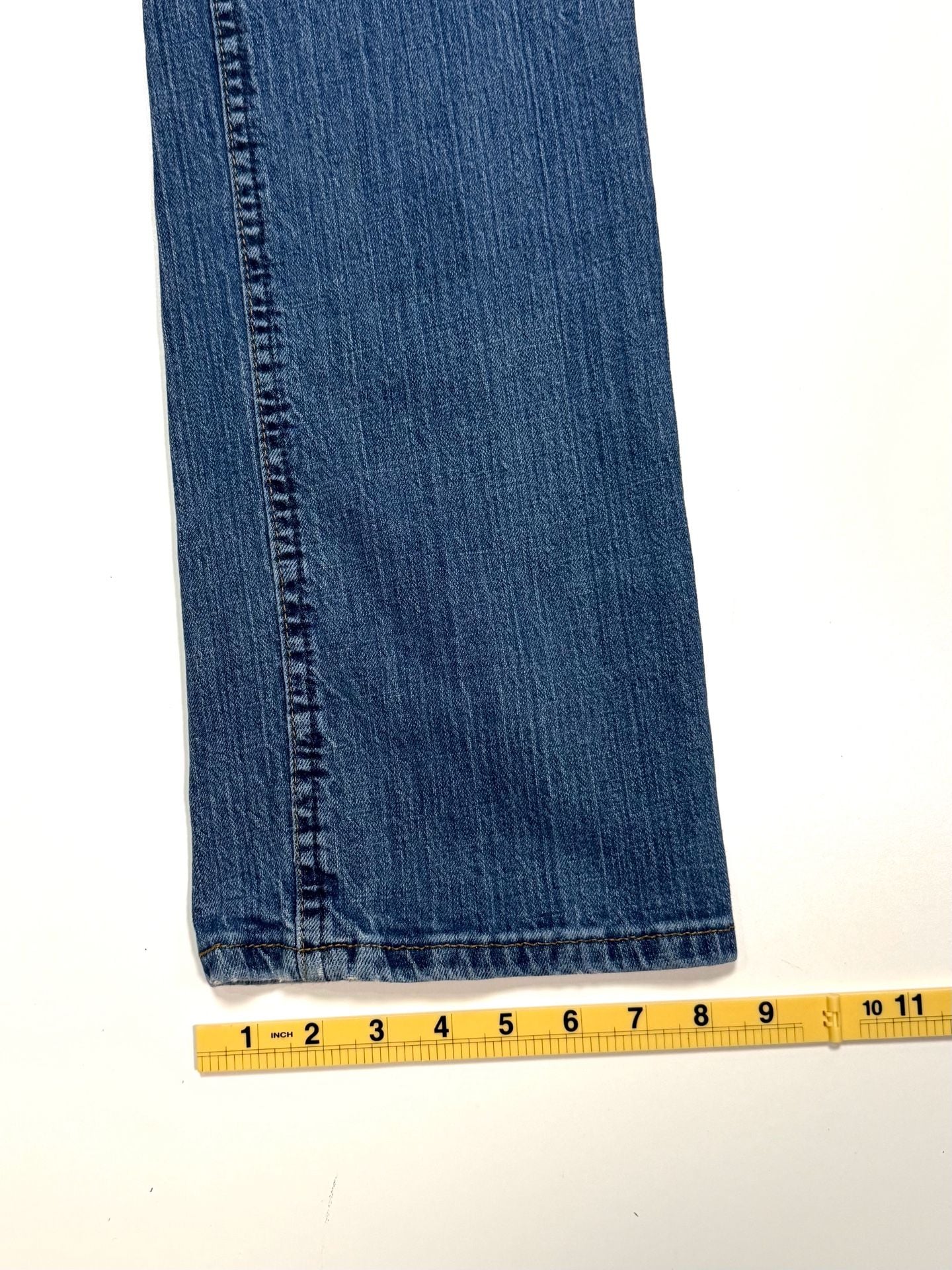 Wrangler Women's Jeans Size 11/12 x 38 Americana Heritage Western Y2K Workwear Q-Baby Ultimate Riding Bootcut Mid Rise Medium Wash Stretch Tall Long WRQ20TB 8