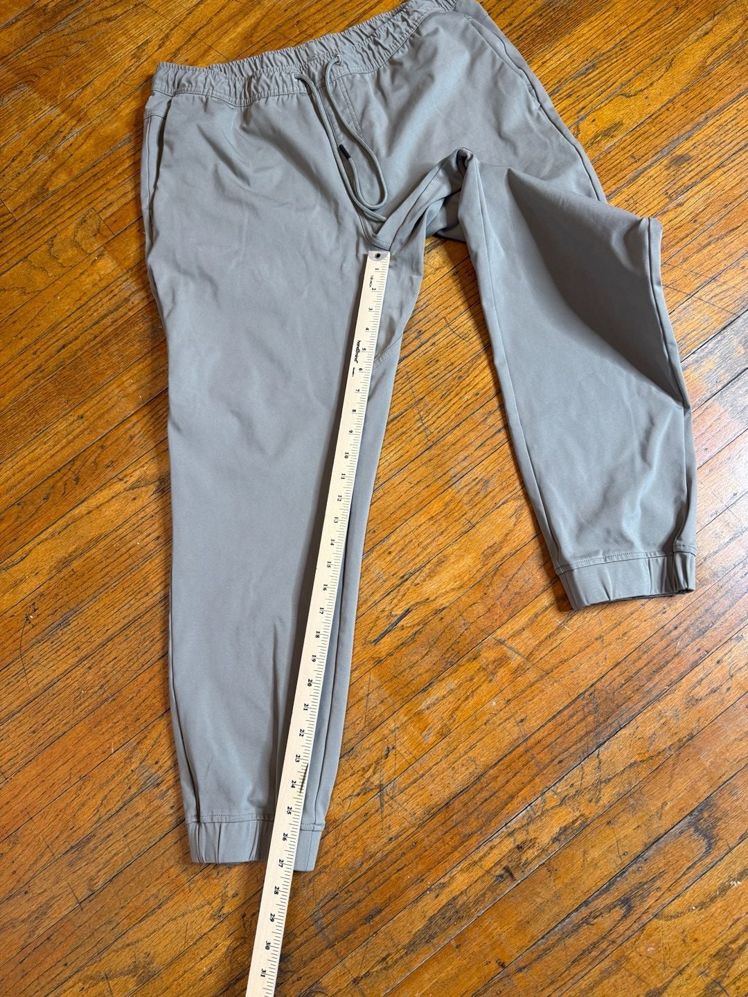 Bylt Premium Basics Drop-Cut Jogger Size XL Taupe Drawstring Pants 5