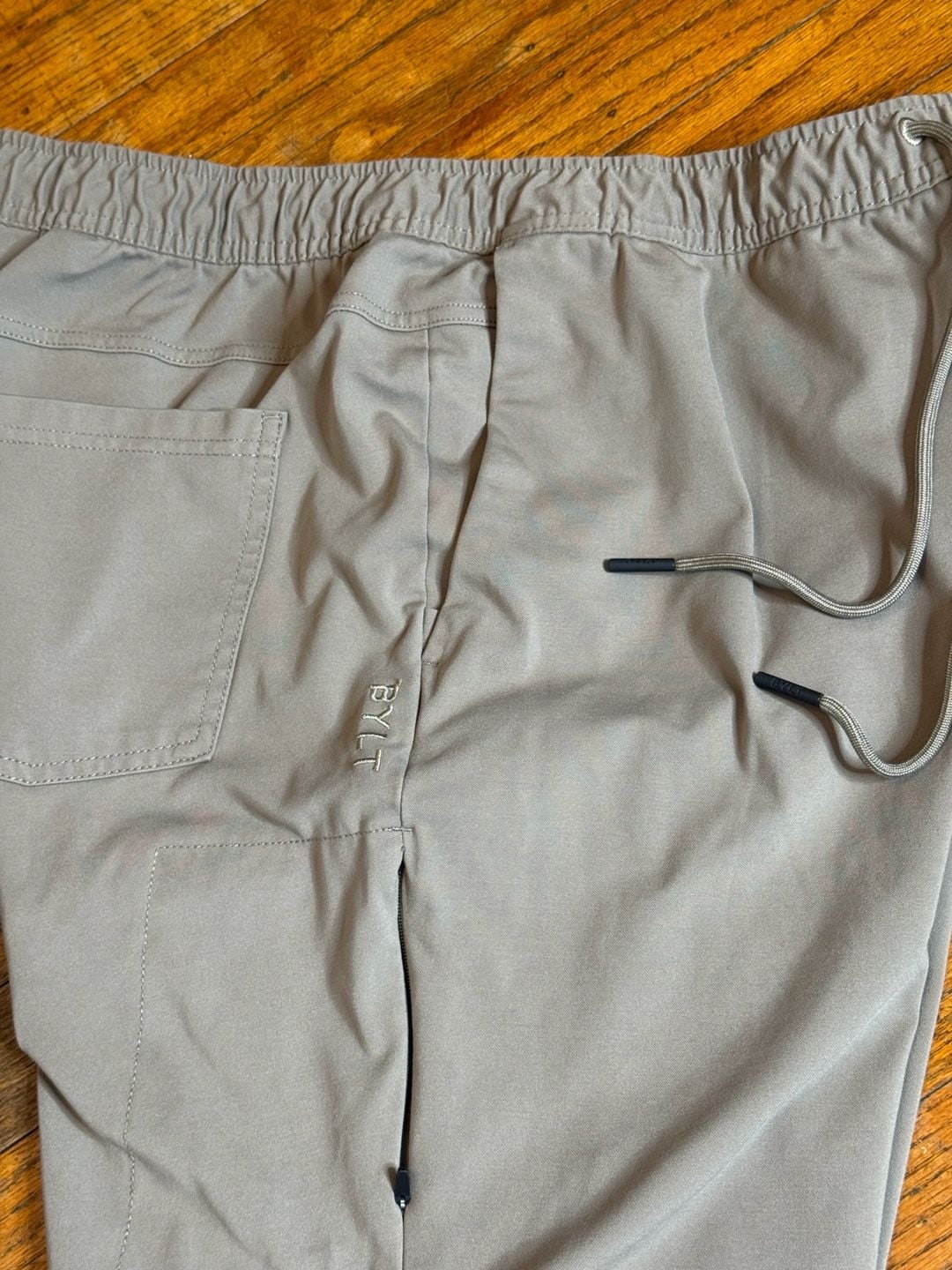 Bylt Premium Basics Drop-Cut Jogger Size XL Taupe Drawstring Pants 6