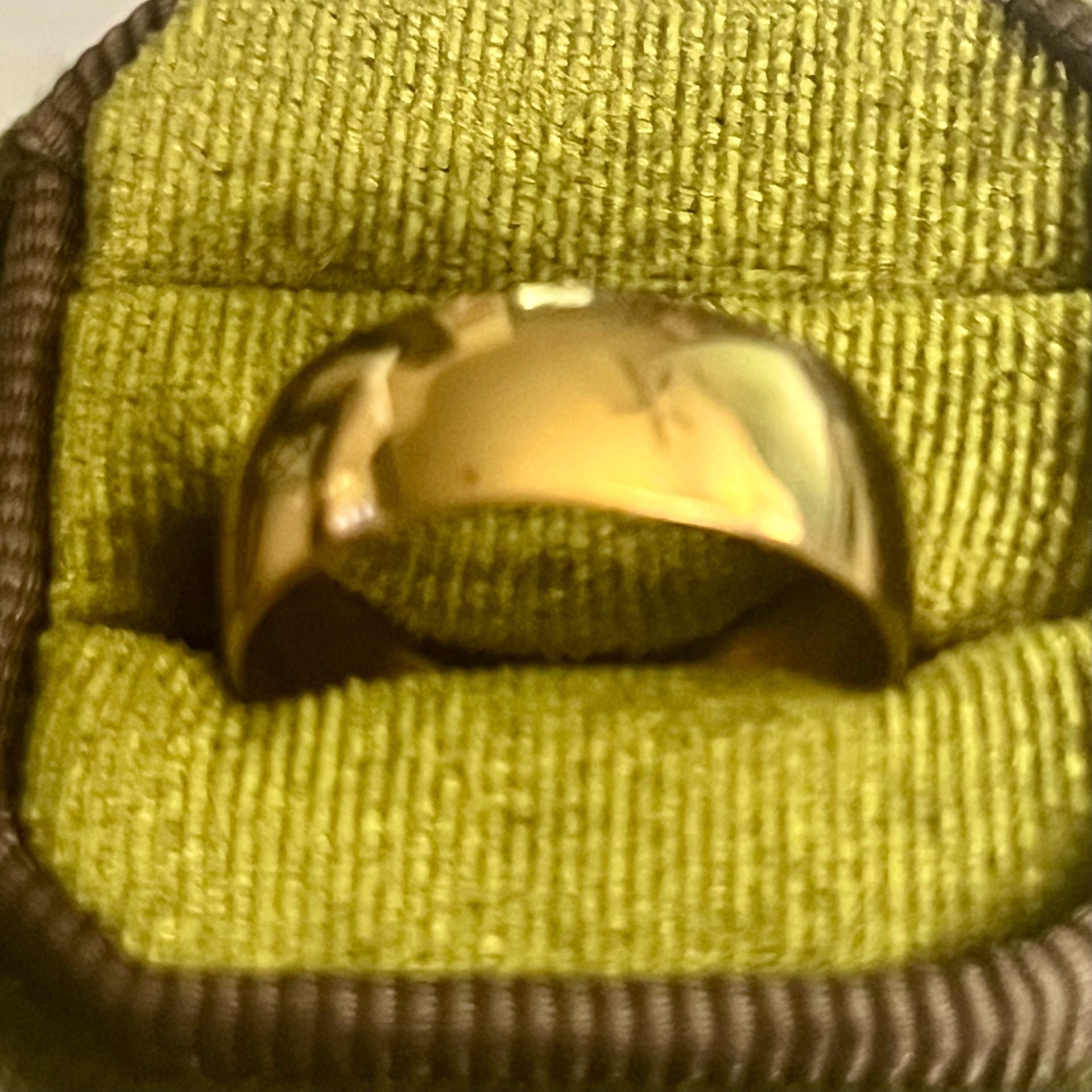 14K GF Gold Filled Band Dome Polished Finish 8mm Band Size 9 2