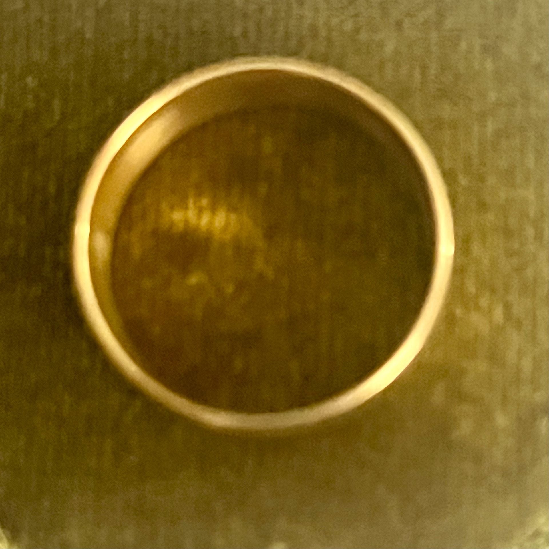 14K GF Gold Filled Band Dome Polished Finish 8mm Band Size 9 3
