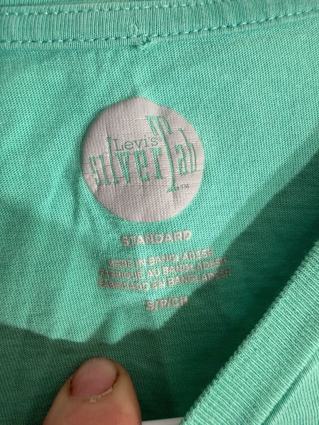 Levi's SilverTab T-Shirt Green Graphic Tee 3