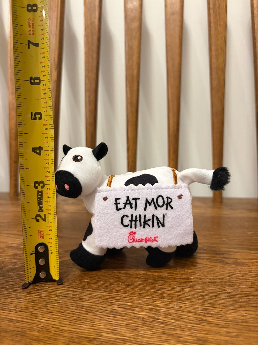 Chick-fil-A Eat Mor Chikin Plush Cow Stuffed Animal Toy 5" 3