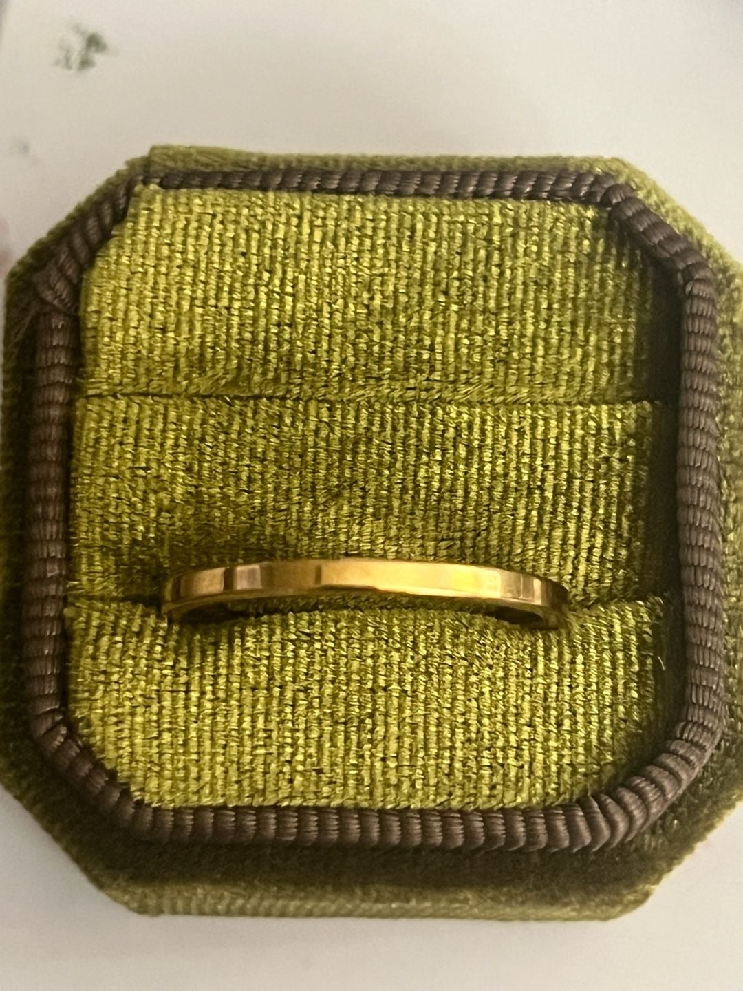 14K GF Gold Filled Flat Band Polished Finish 4mm Ring Size 11 4
