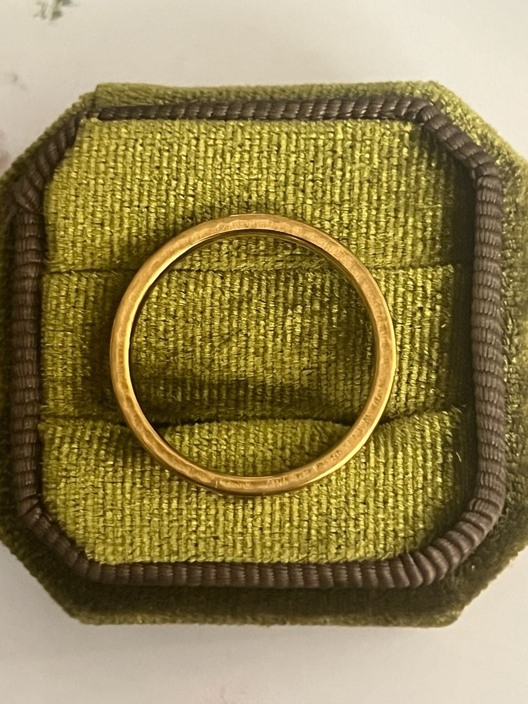 14K GF Gold Filled Flat Band Polished Finish 4mm Ring Size 11 5