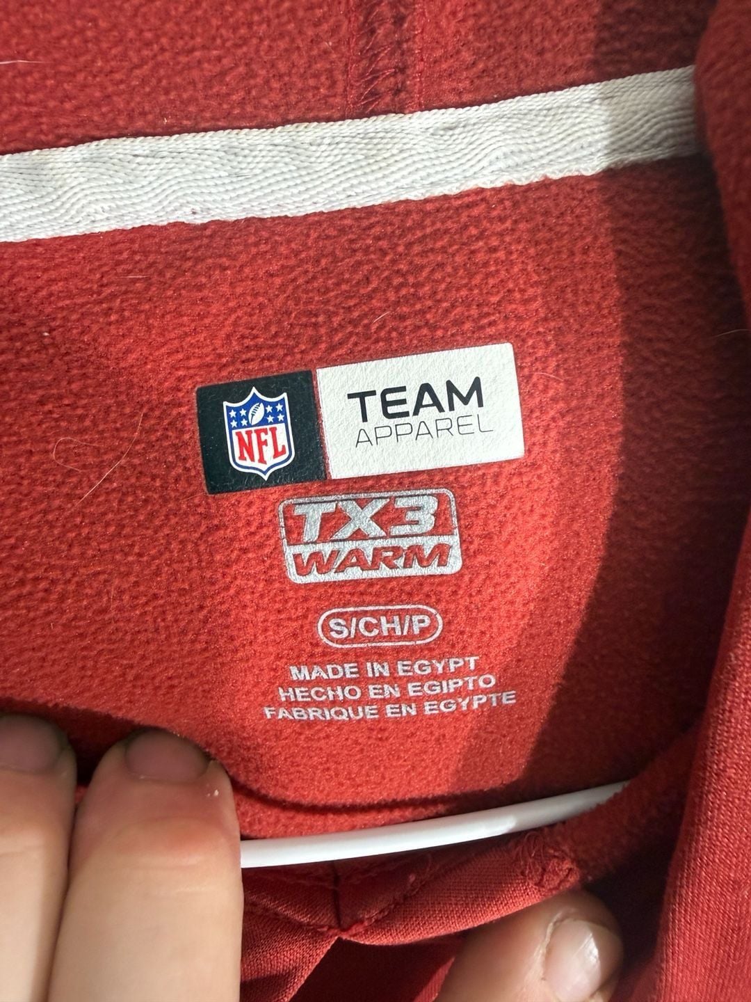 NFL Team Apparel Arizona Cardinals Hoodie Size S Red TX3 Warm 3