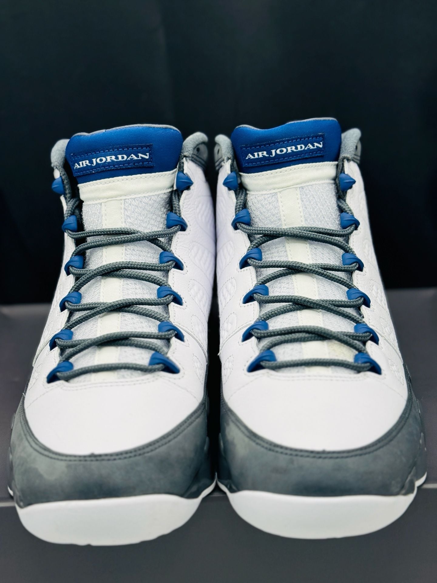 Air Jordan 9 Retro Size 11 White French Blue Flint Grey Used 1X HV4794-100 5