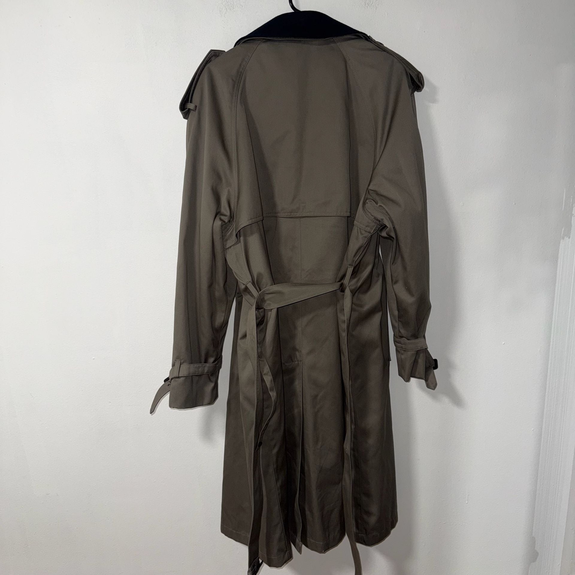 Lauren Ralph Lauren Trench Coat Size 40R Taupe Belted 3