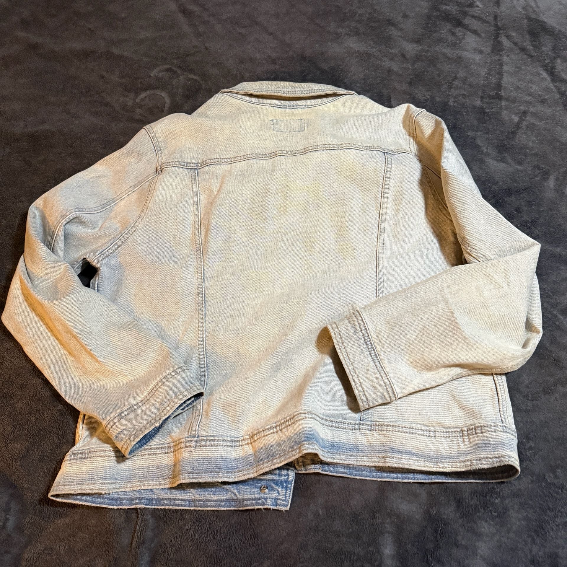 Universal Thread Denim Jacket Size XXL Light Wash 6