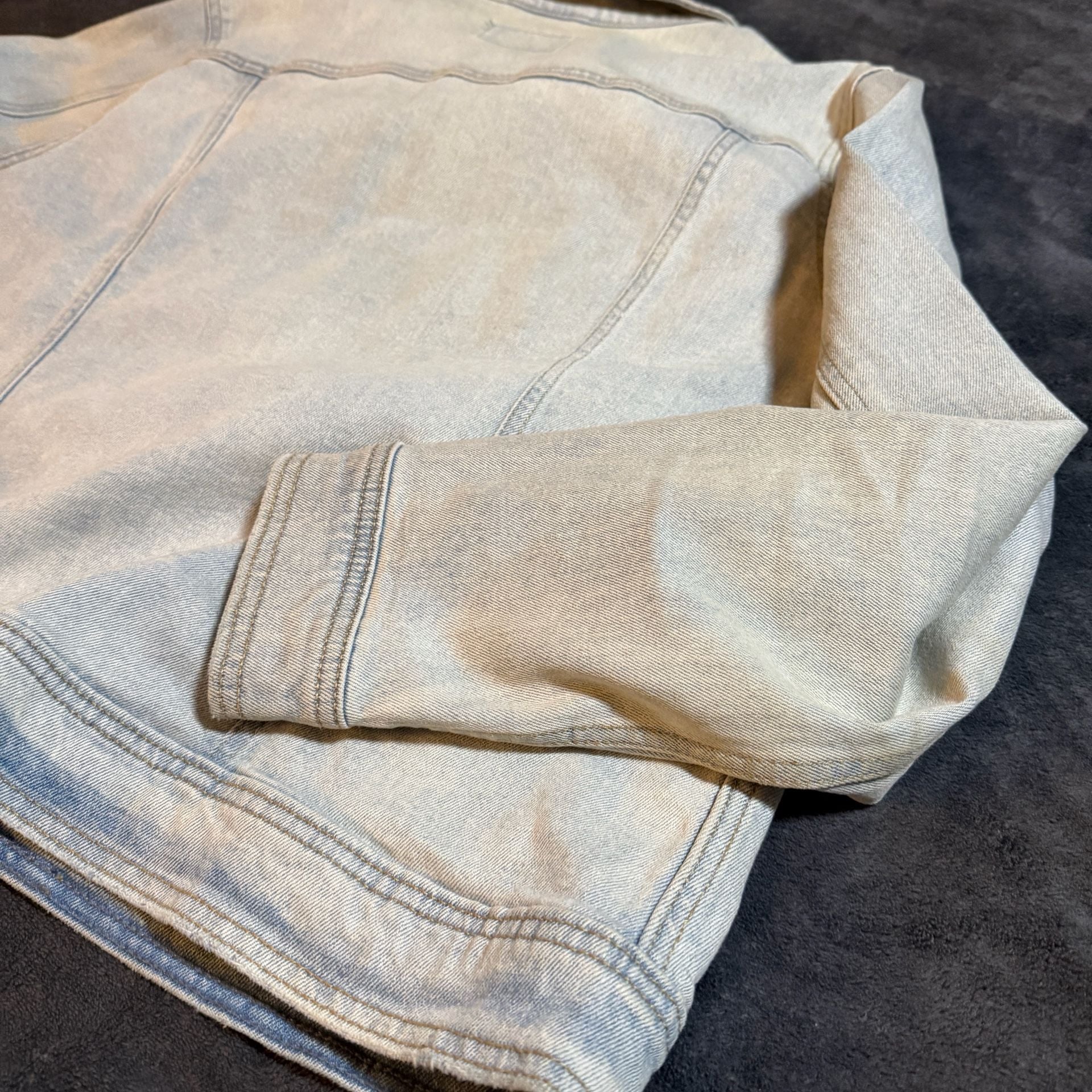 Universal Thread Denim Jacket Size XXL Light Wash 8