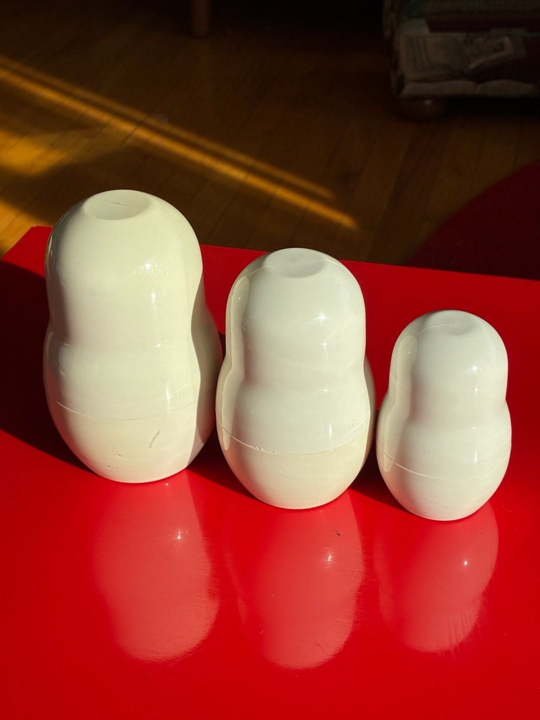 Fred Matryoshkas Measuring Cups Set White Russian Nesting Dolls 8
